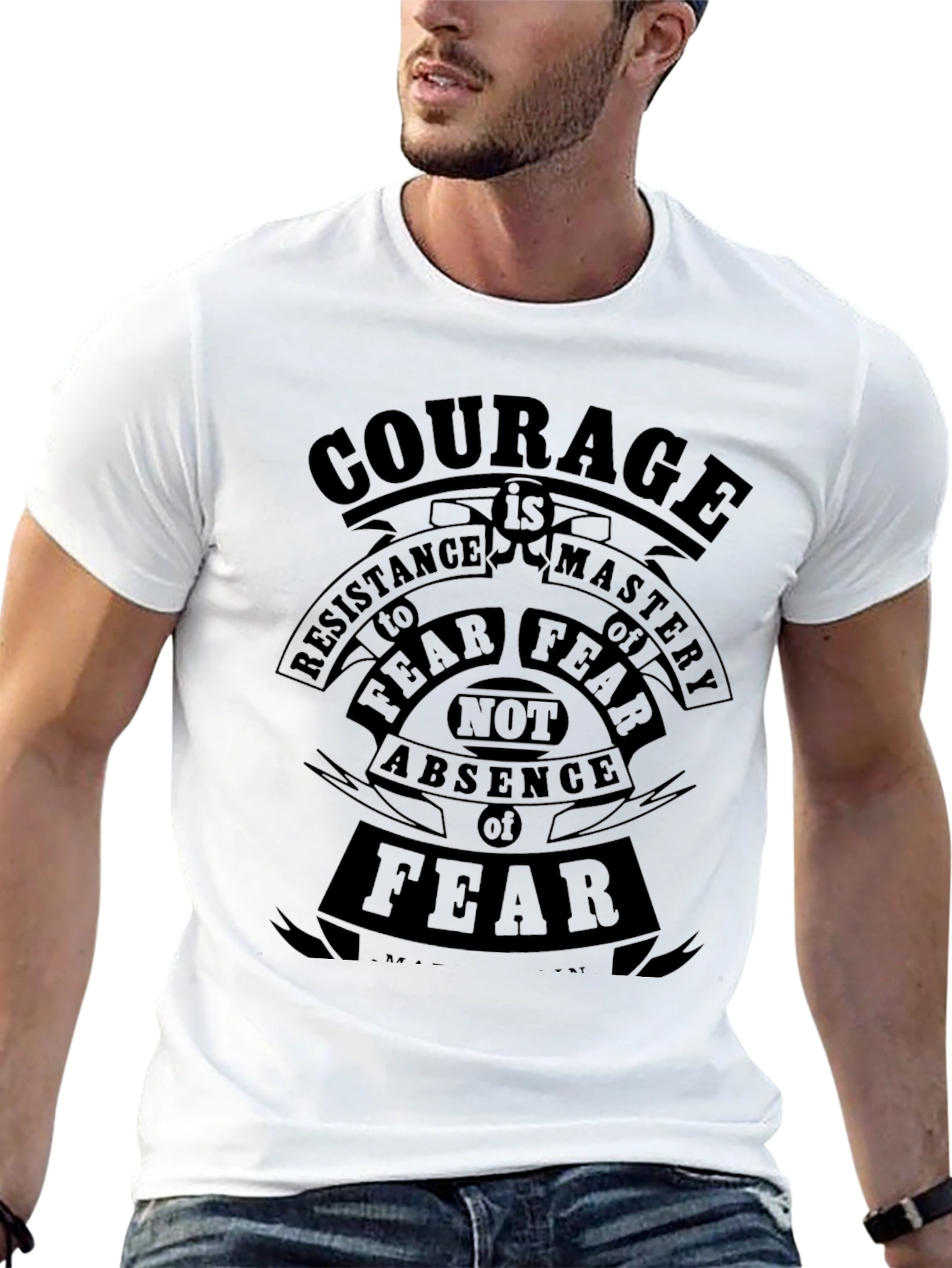 Courage Resistance to Fear T-Shirt - Premium Quality