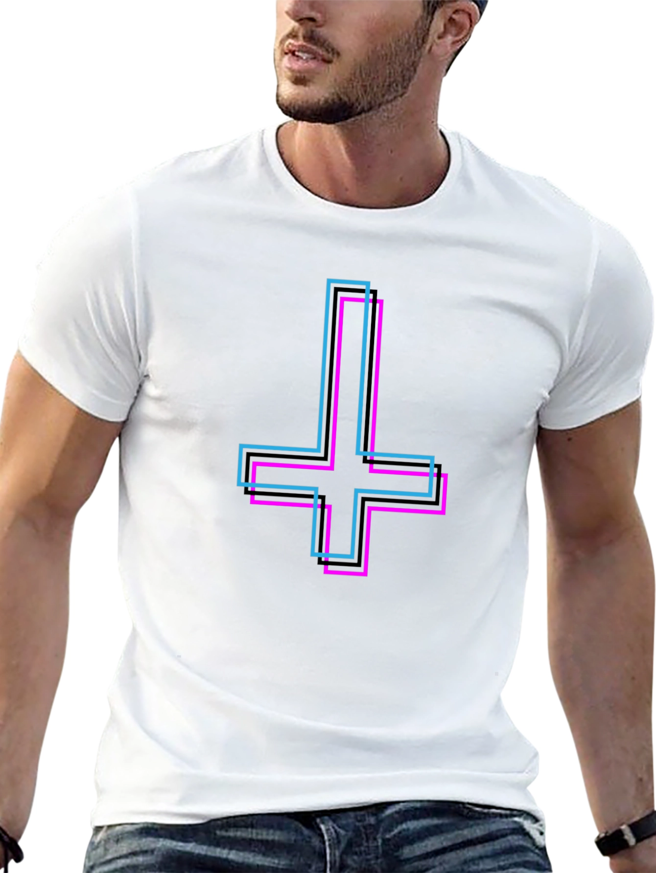 Inverted Cross Graphic Tee