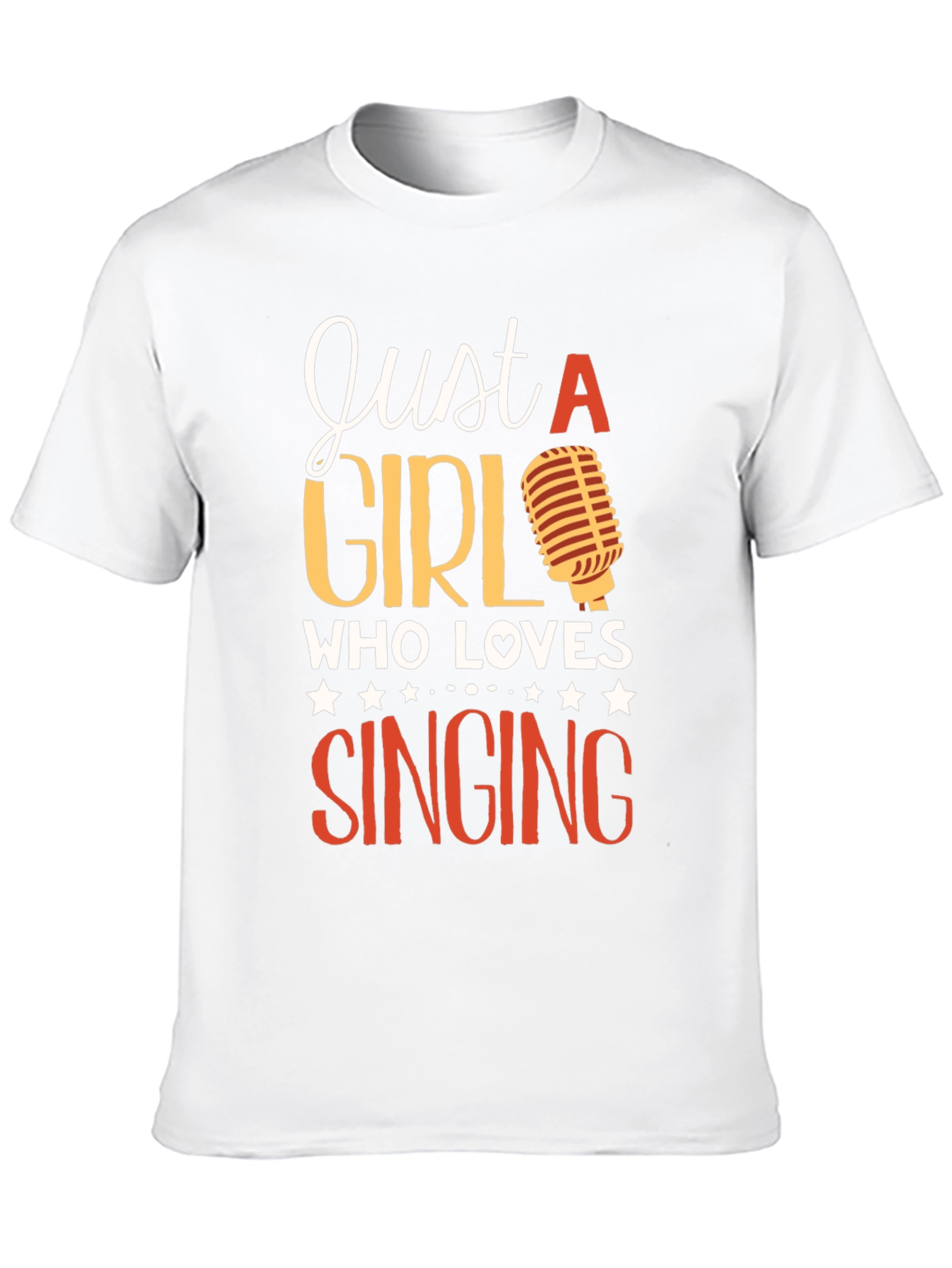Just A Girl Who Loves Singing T-Shirt