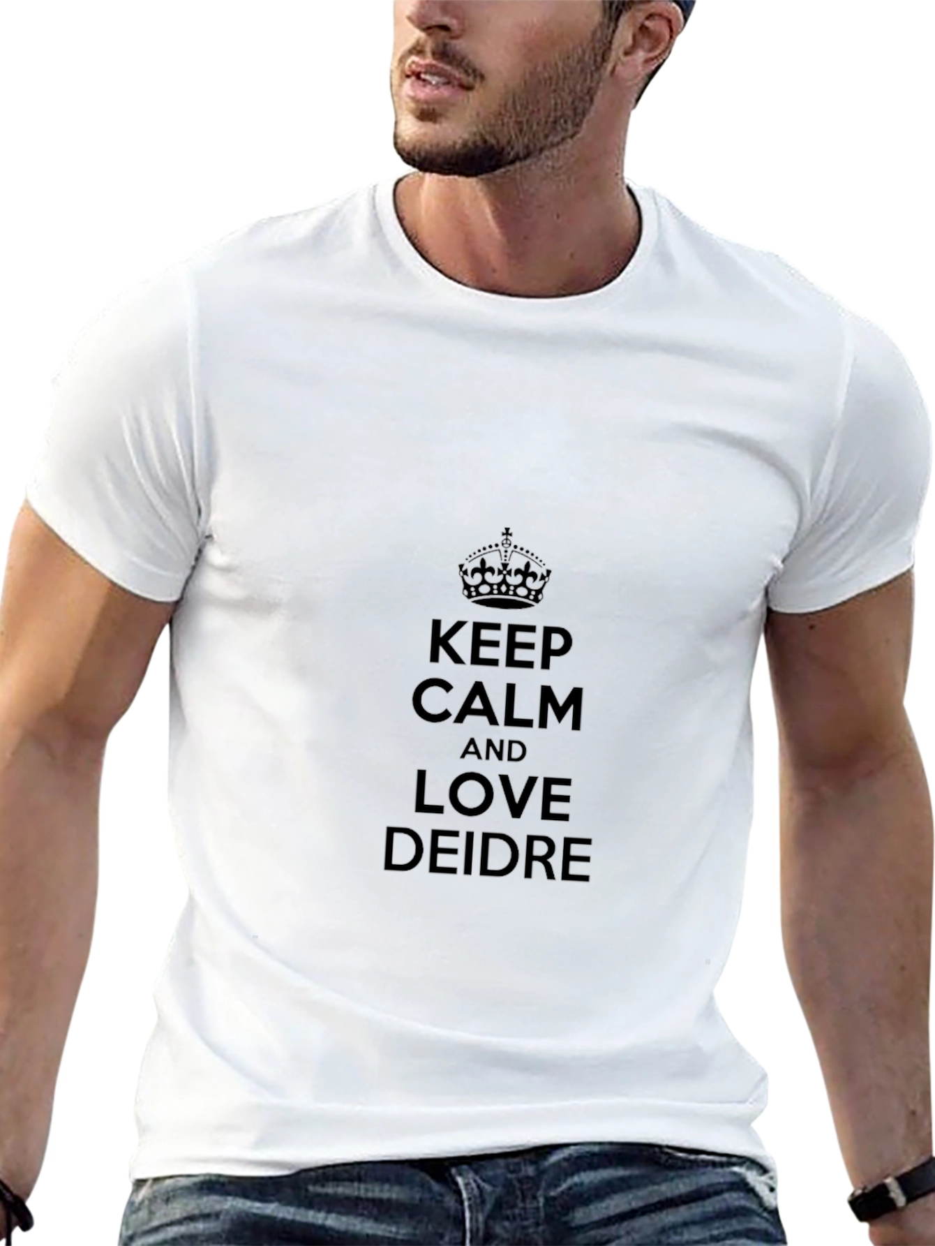 Keep Calm and Love Deidre Black Tee