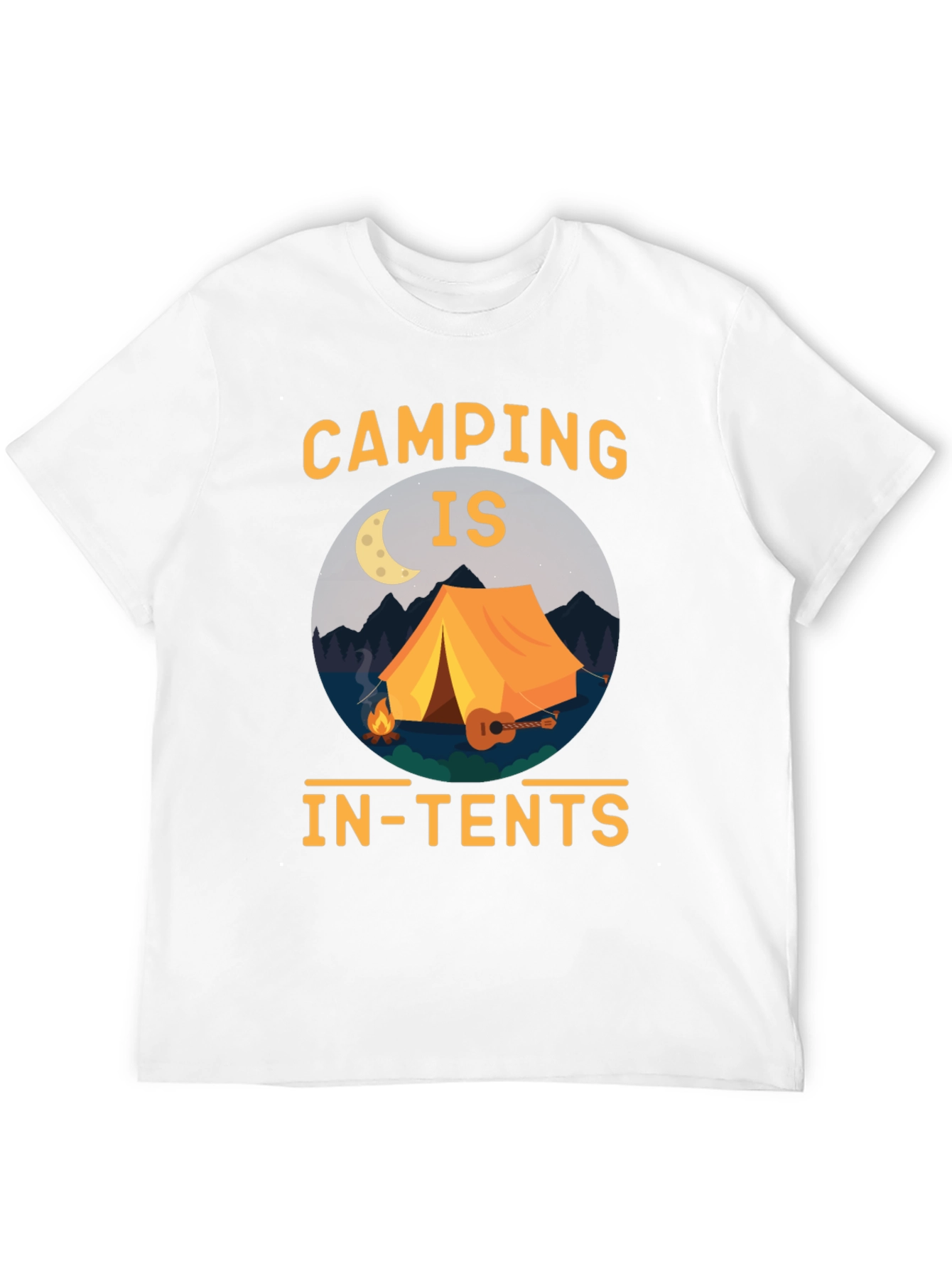 Camping Is In-Tents Graphic T-Shirt