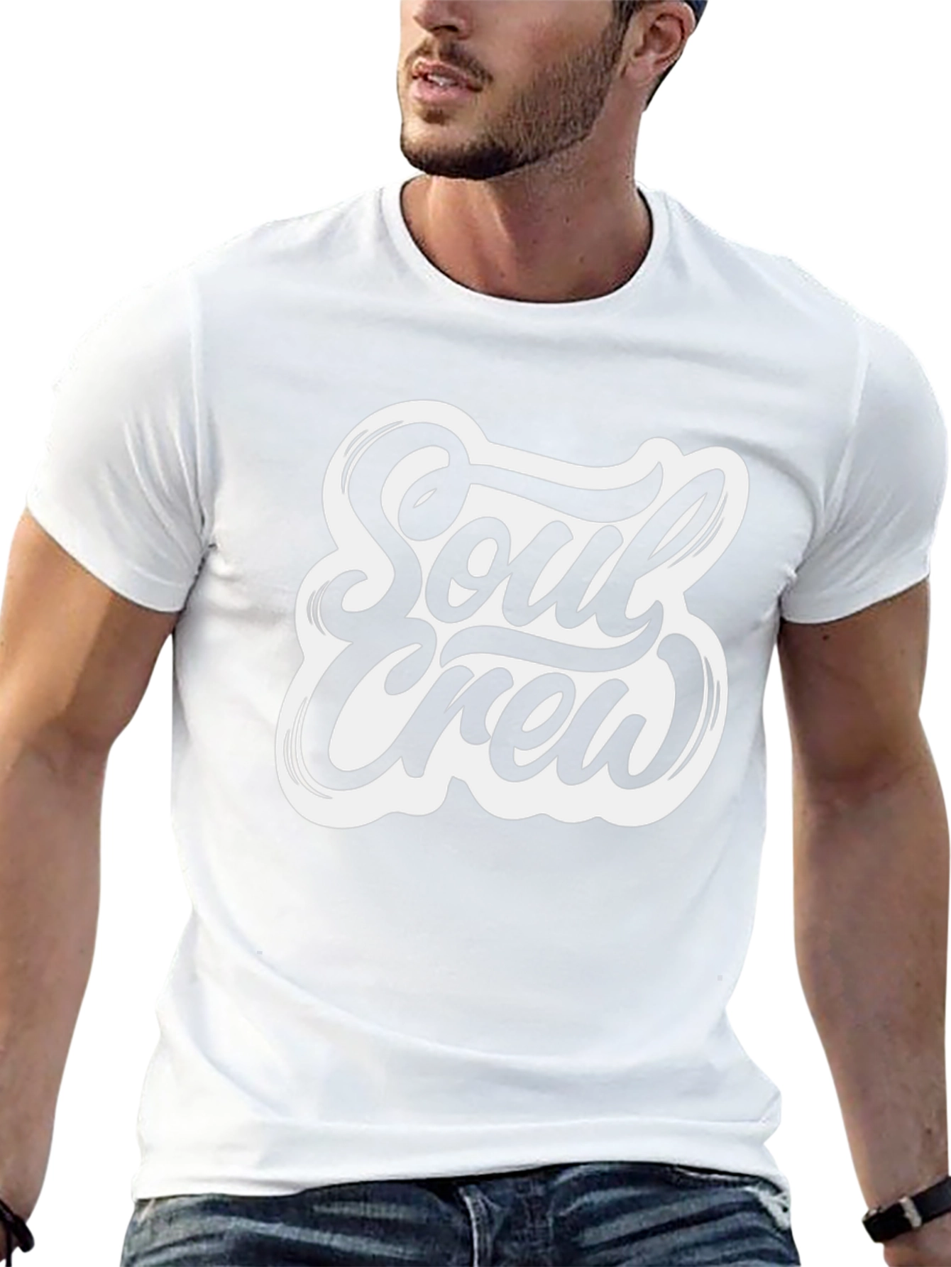 Soul Crew Graphic T-Shirt - Black Casual Tee
