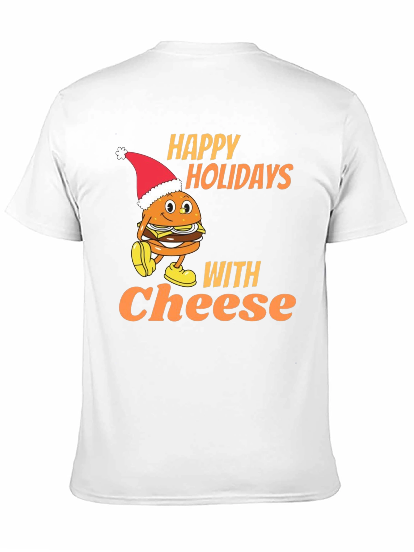 Happy Holidays With Cheese Burger T-Shirt