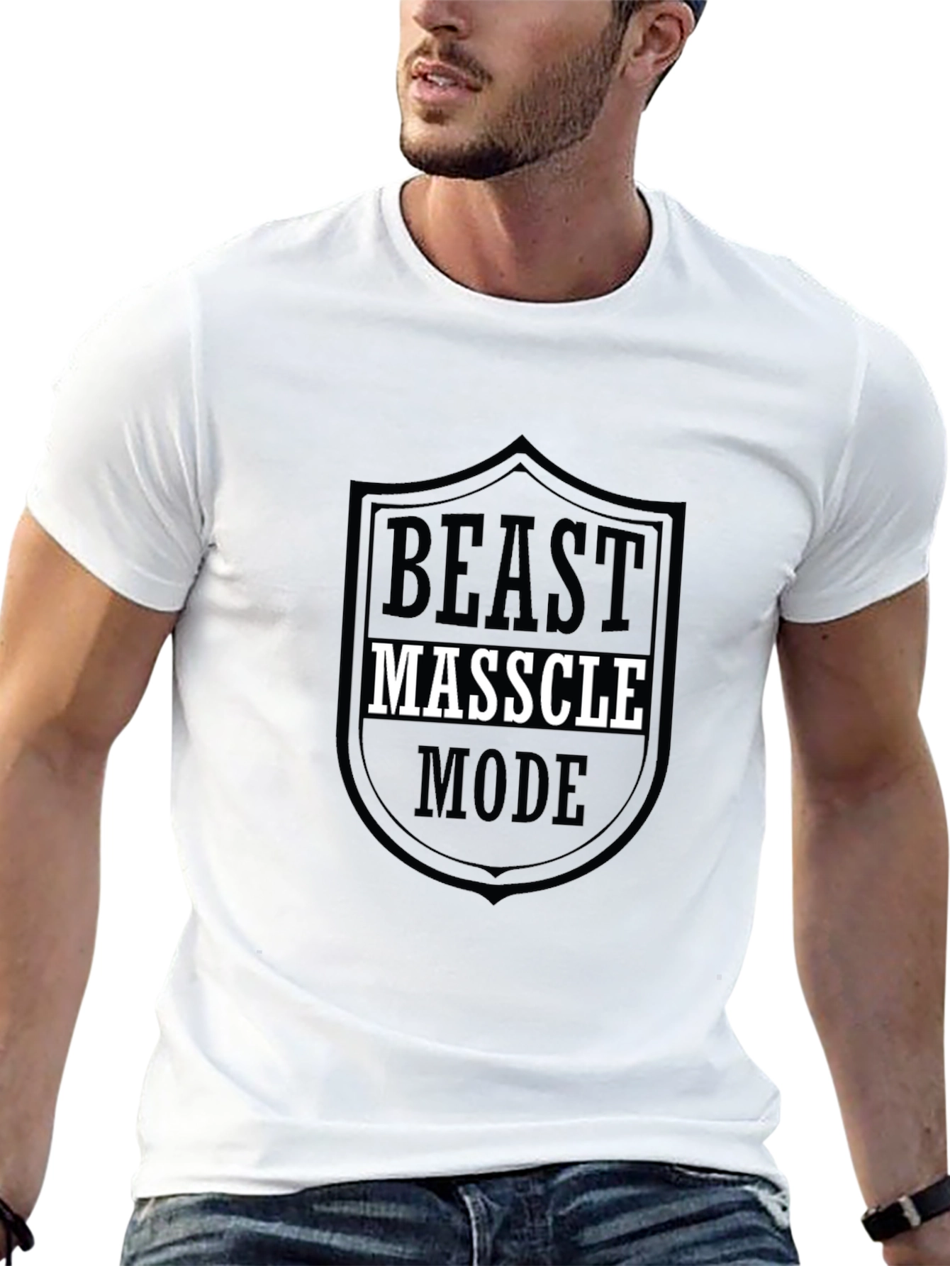 Beast Masscle Mode T-Shirt | Gym Motivation