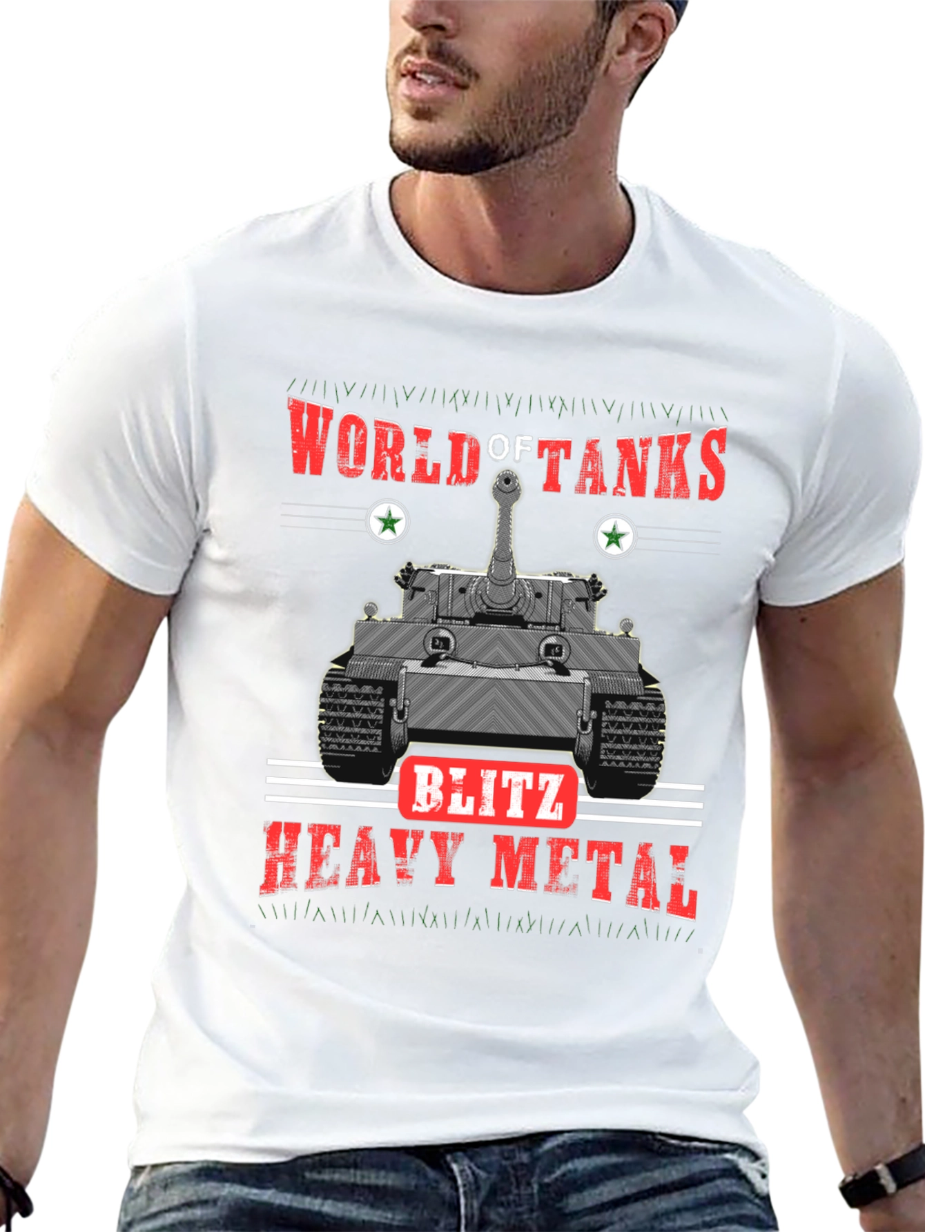 World of Tanks Blitz Heavy Metal Black T-Shirt