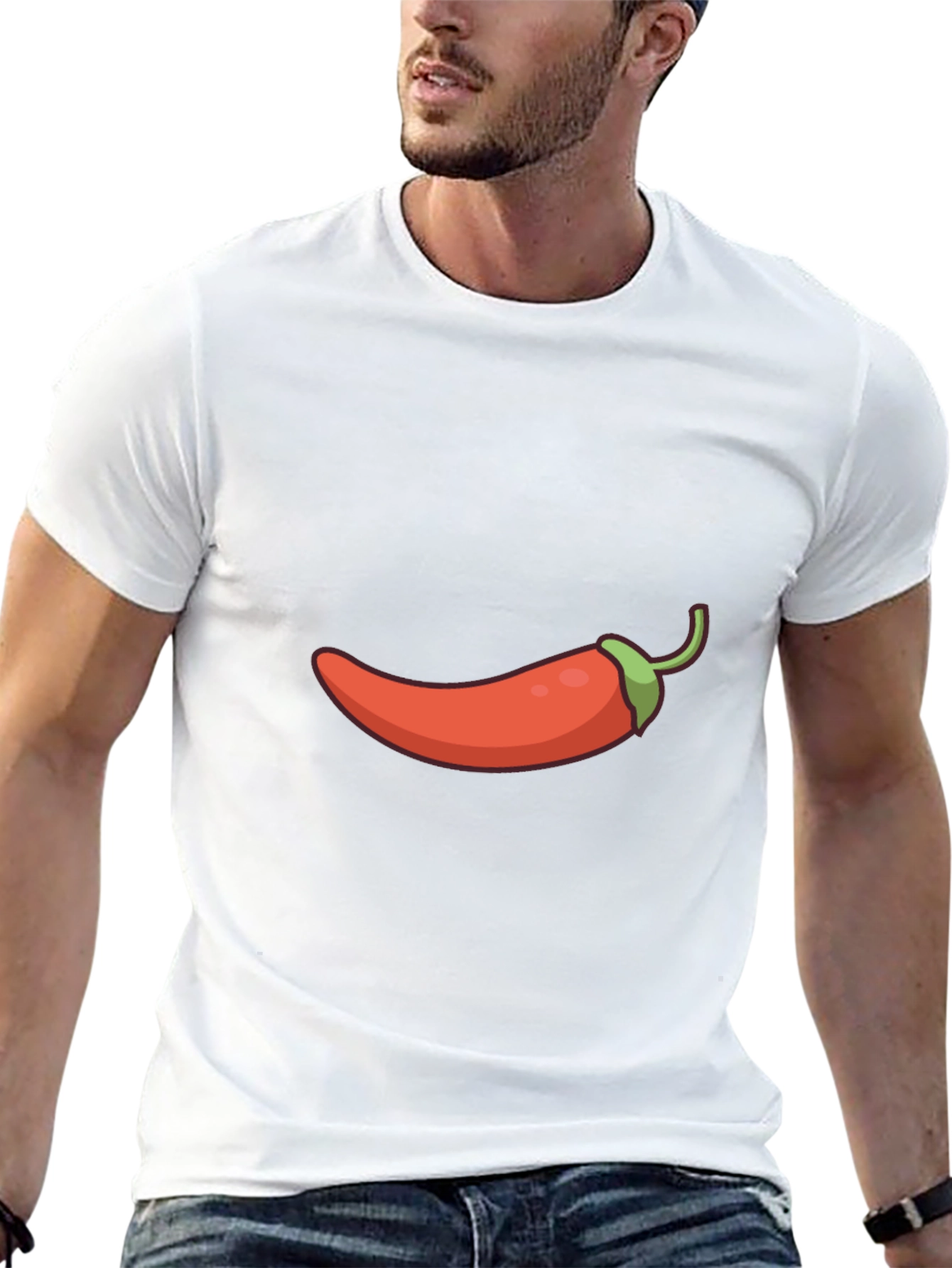 Chili Pepper Graphic Tee - Spicy Style Statement