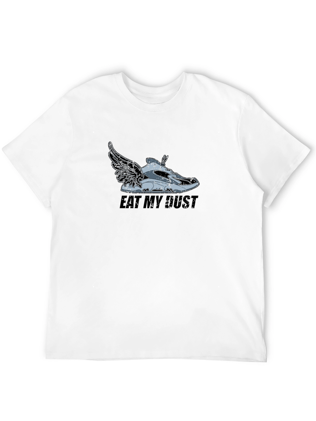 Eat My Dust Sneaker Graphic Tee - Black