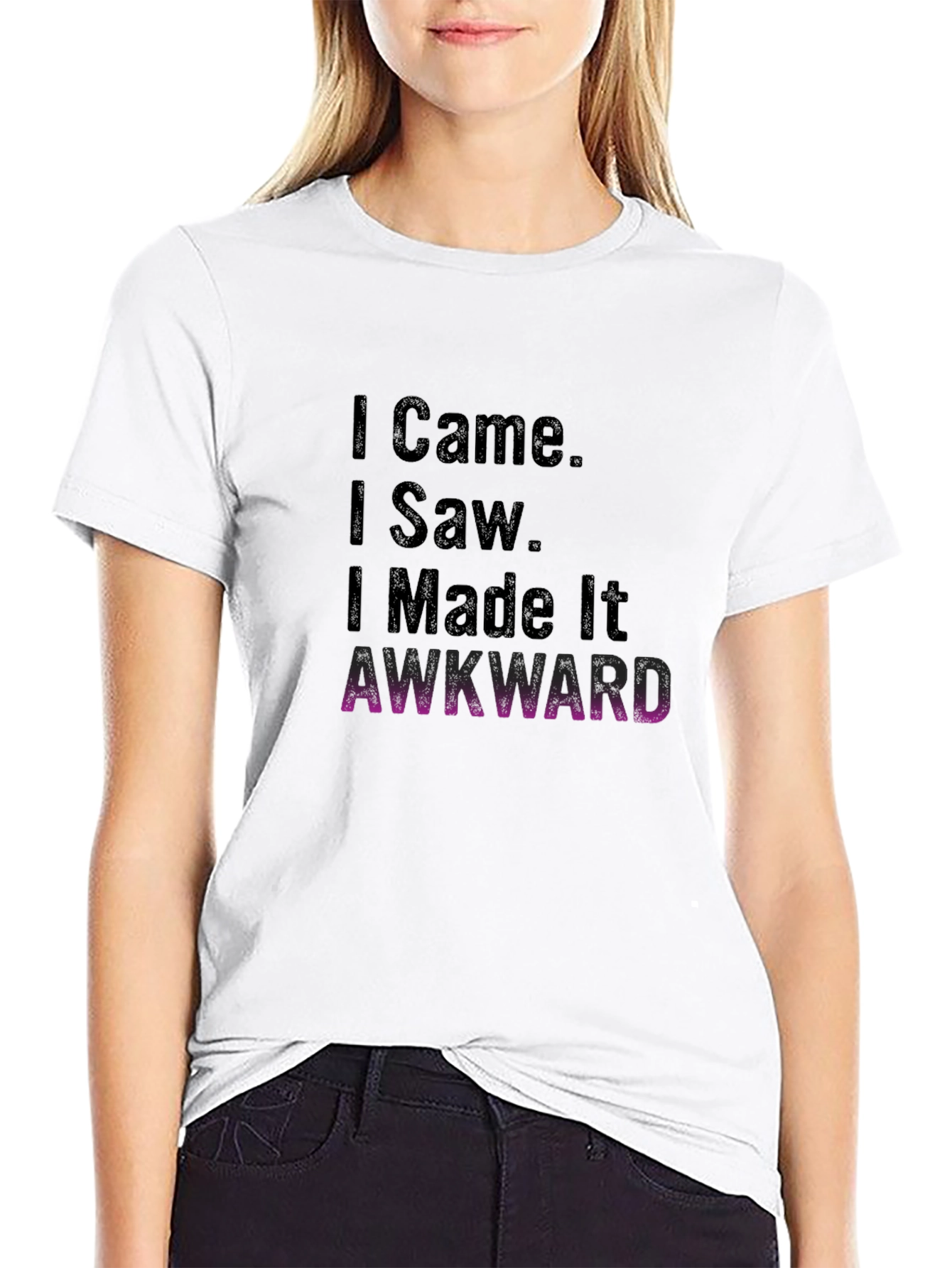 Awkward Humor Graphic T-Shirt