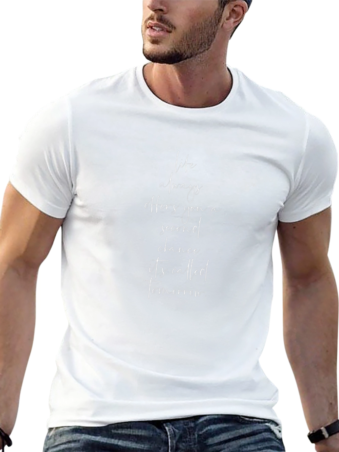 Motivational Graphic T-Shirt - Second Chance Tomorrow