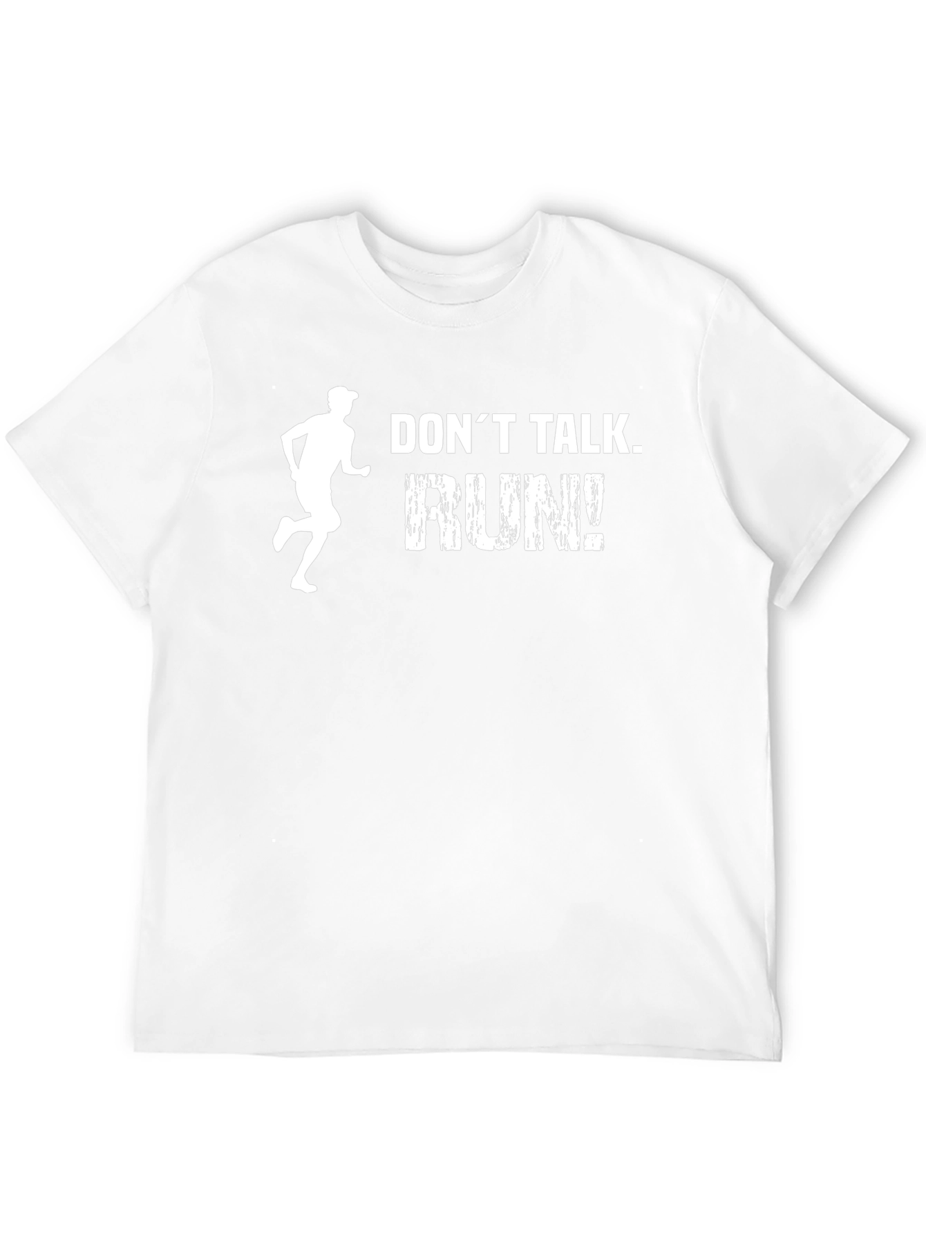 Dont Talk Run! Graphic Tee - Athletic Runner Shirt