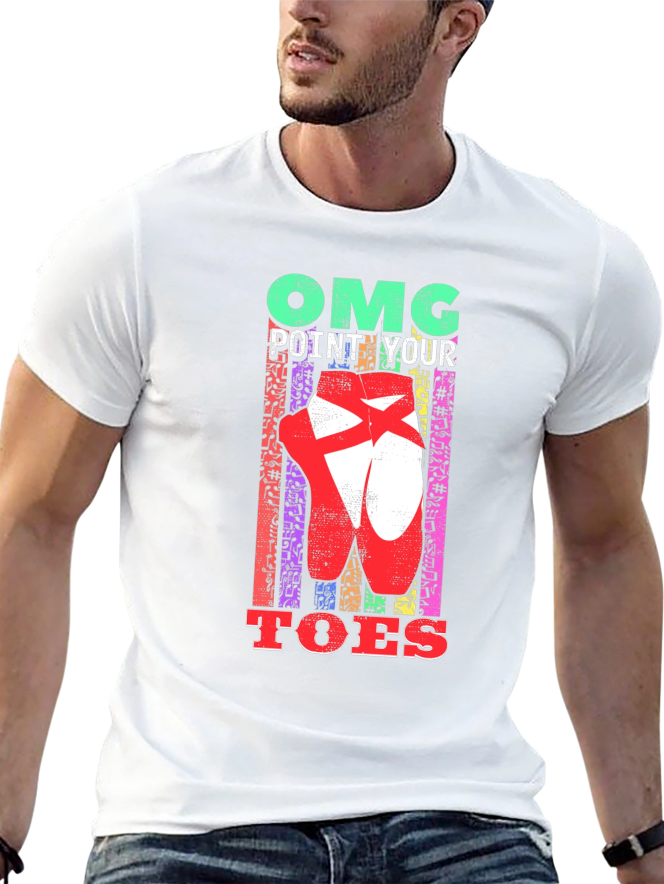 OMG Point Your Toes Graphic Tee