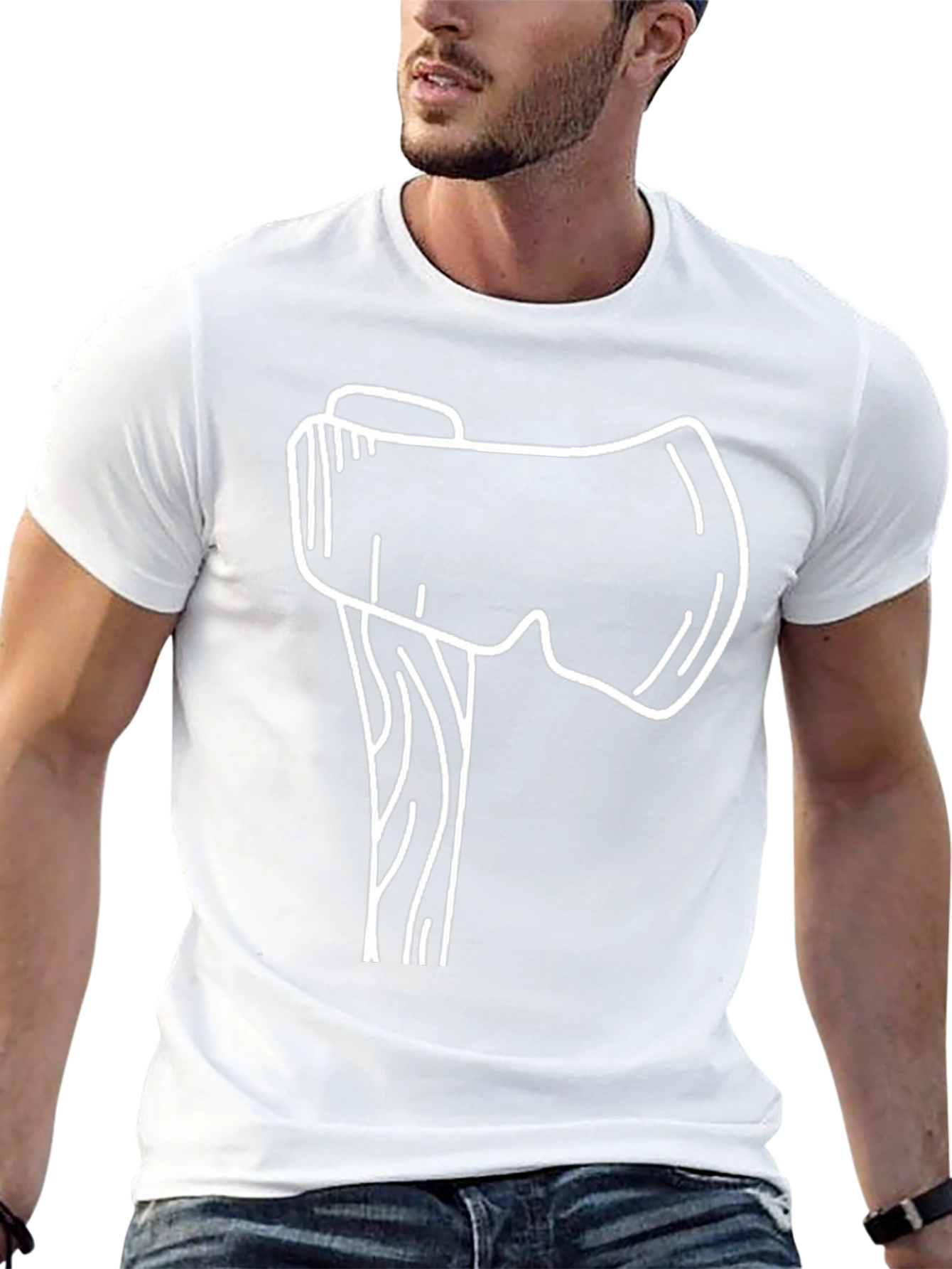 Axe Graphic Black T-Shirt