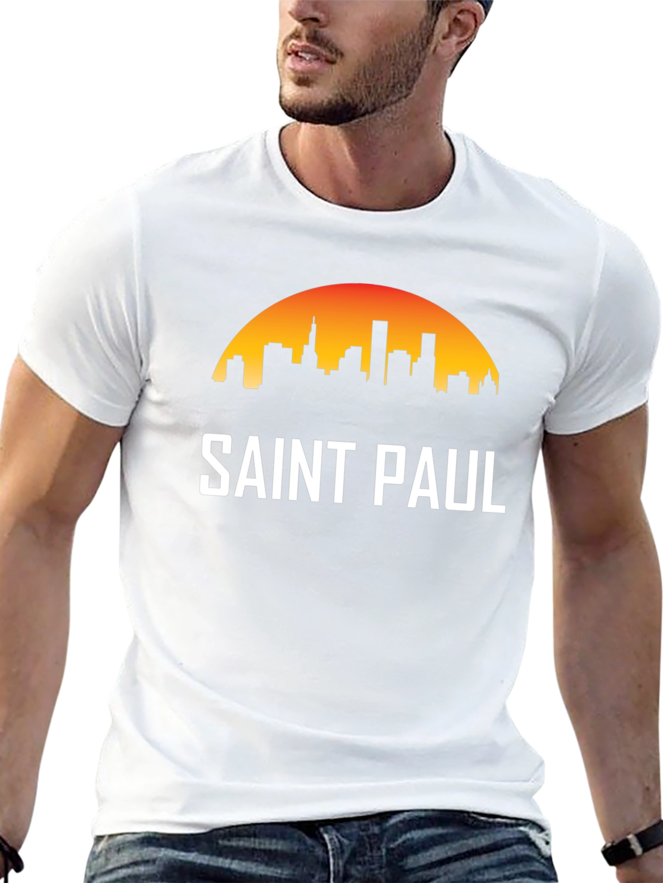 Saint Paul Skyline Graphic T-Shirt