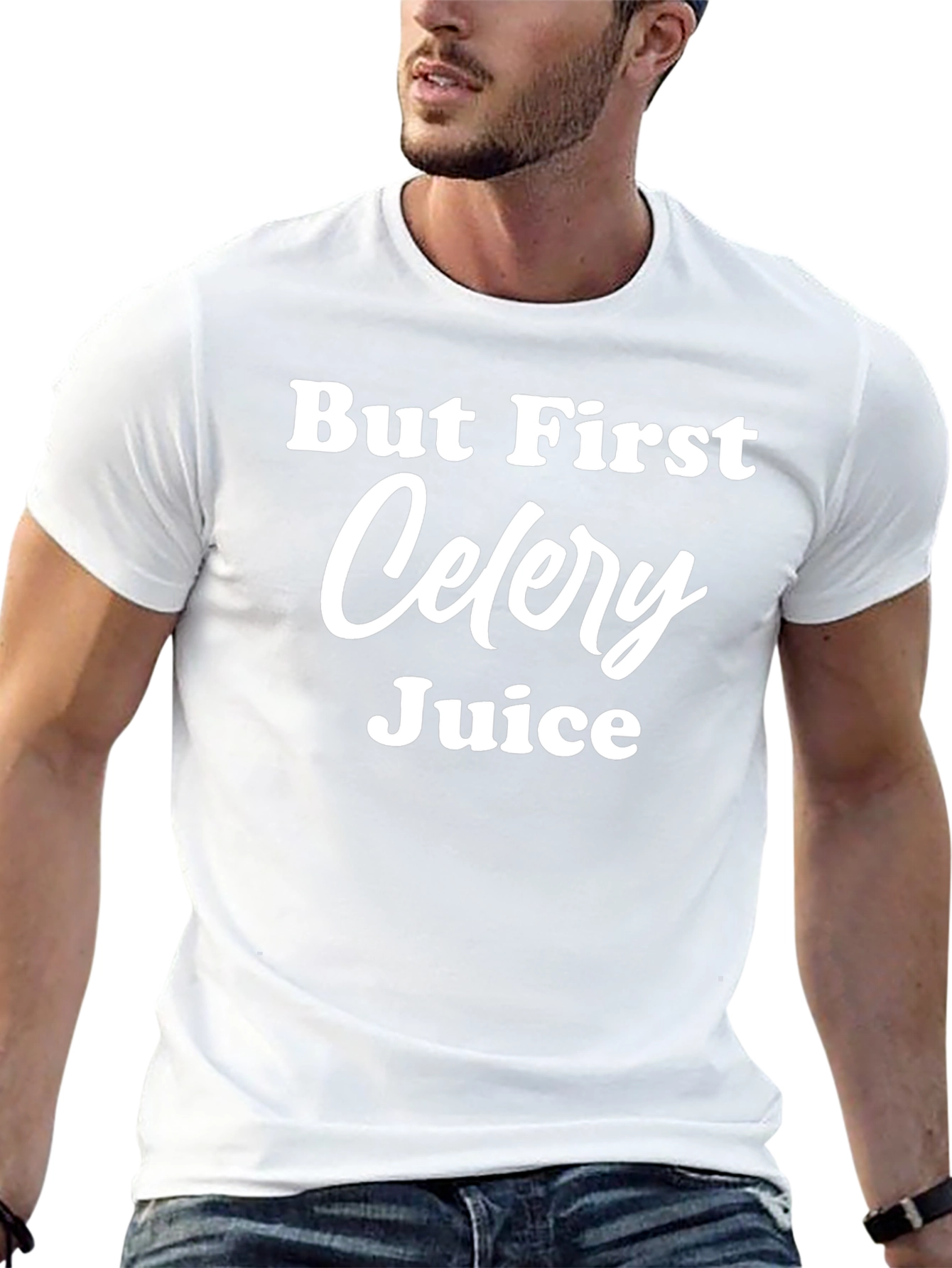 But First Celery Juice Black T-Shirt