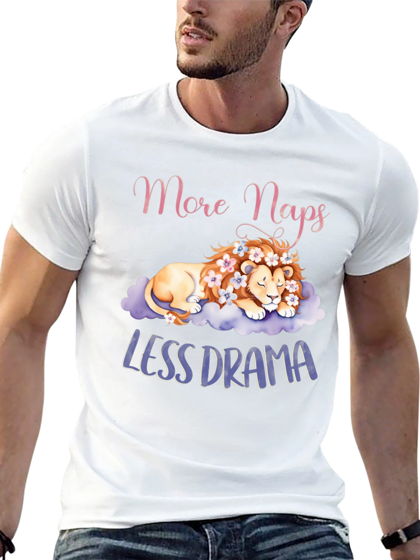 More Naps Less Drama Graphic T-Shirt