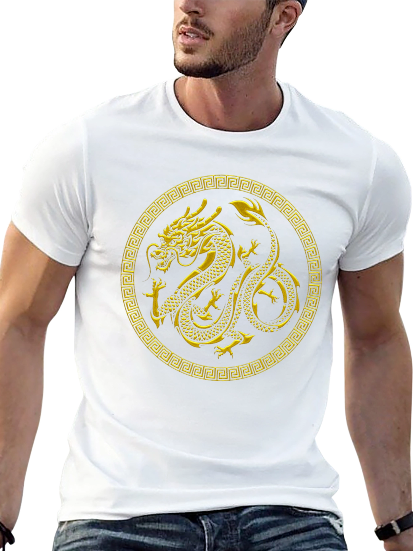 Golden Dragon Graphic Tee
