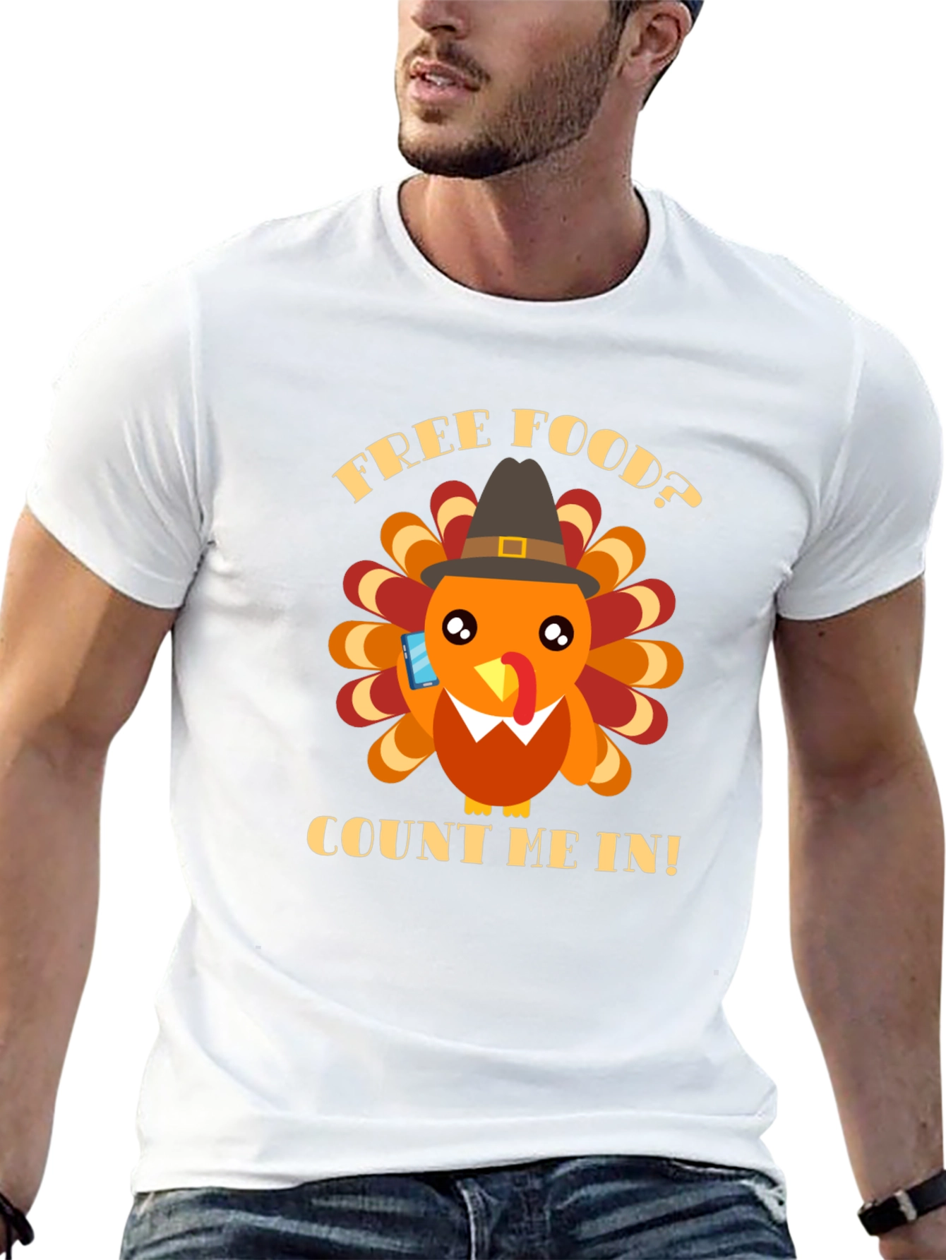 Thanksgiving Turkey T-Shirt - Free Food