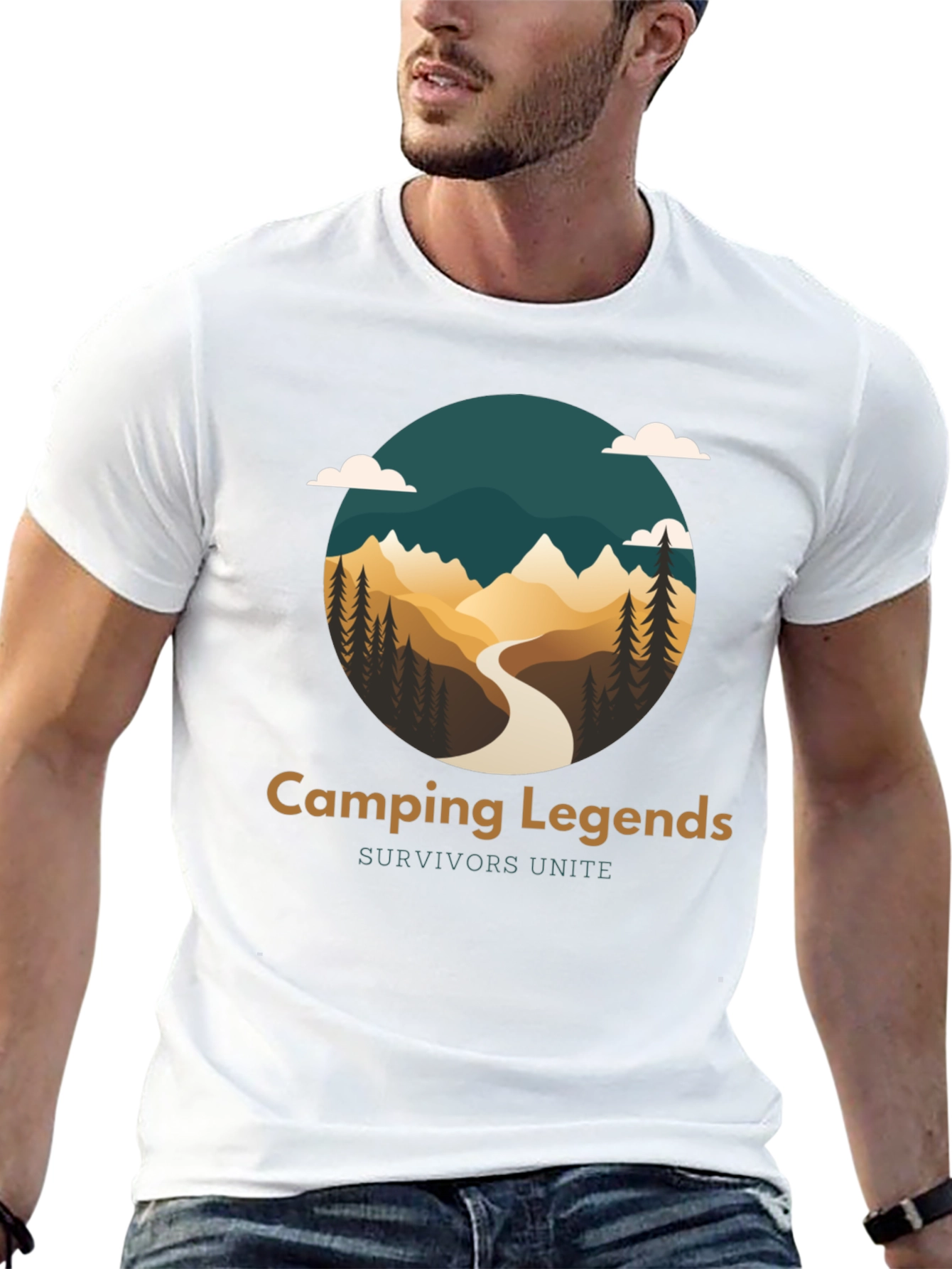 Camping Legends T-Shirt - Survivors Unite