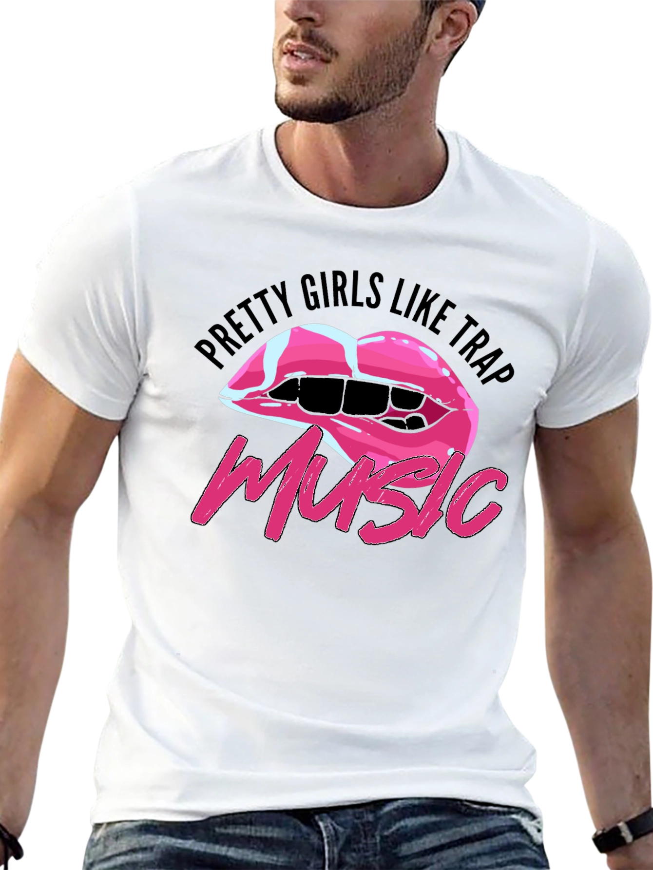 Pretty Girls Like Trap Music Graphic T-Shirt