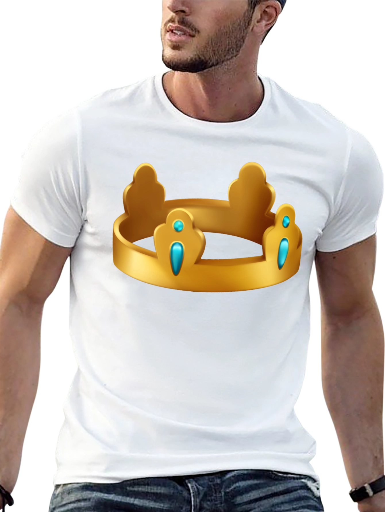 Golden Crown Graphic T-Shirt