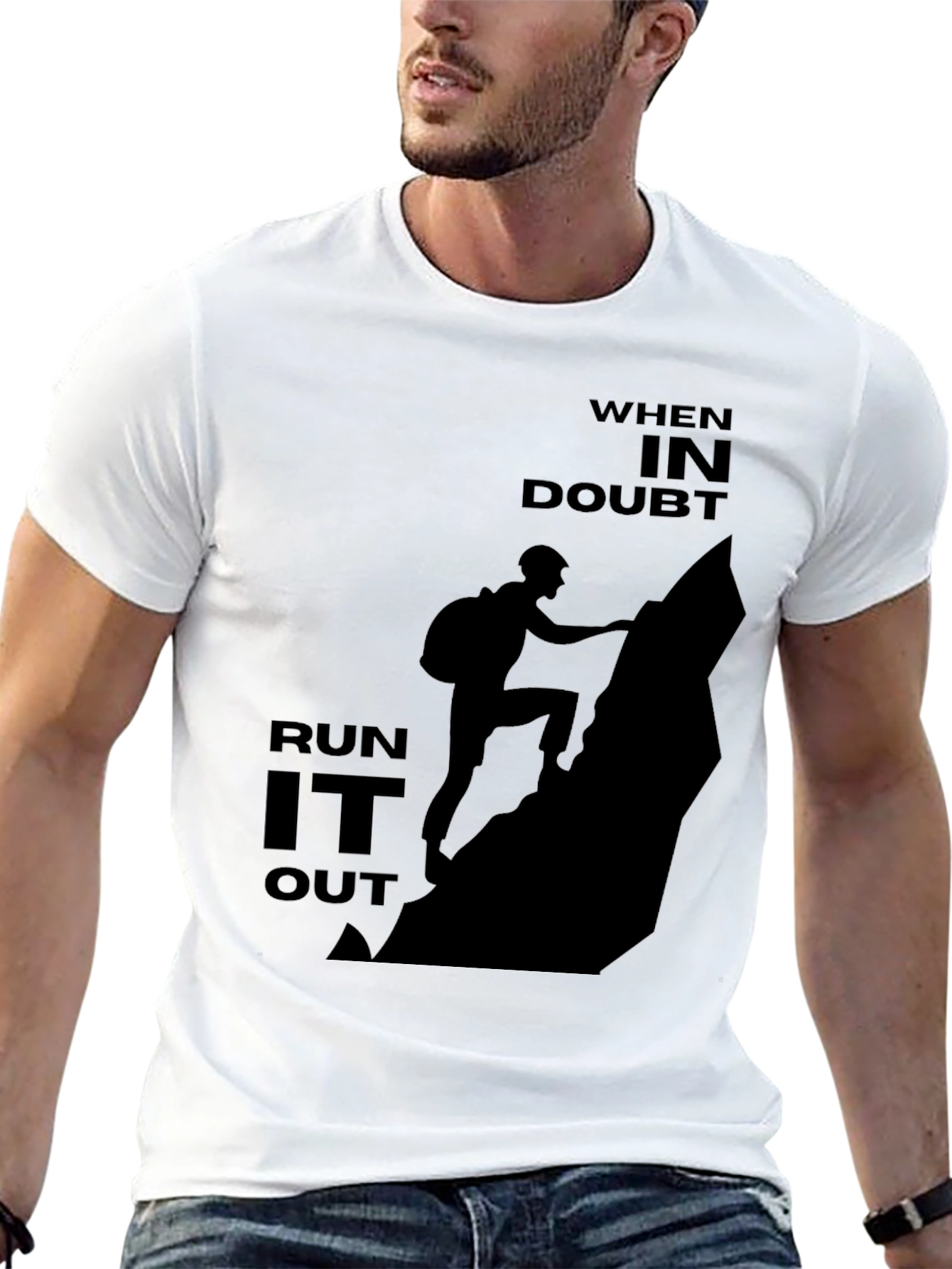 Climbing Silhouette Graphic Tee - When in Doubt