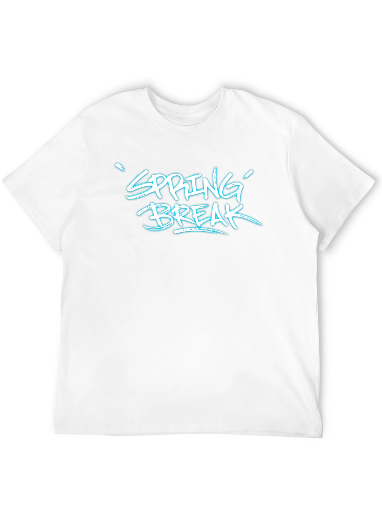 Spring Break Graphic Tee - Neon Style