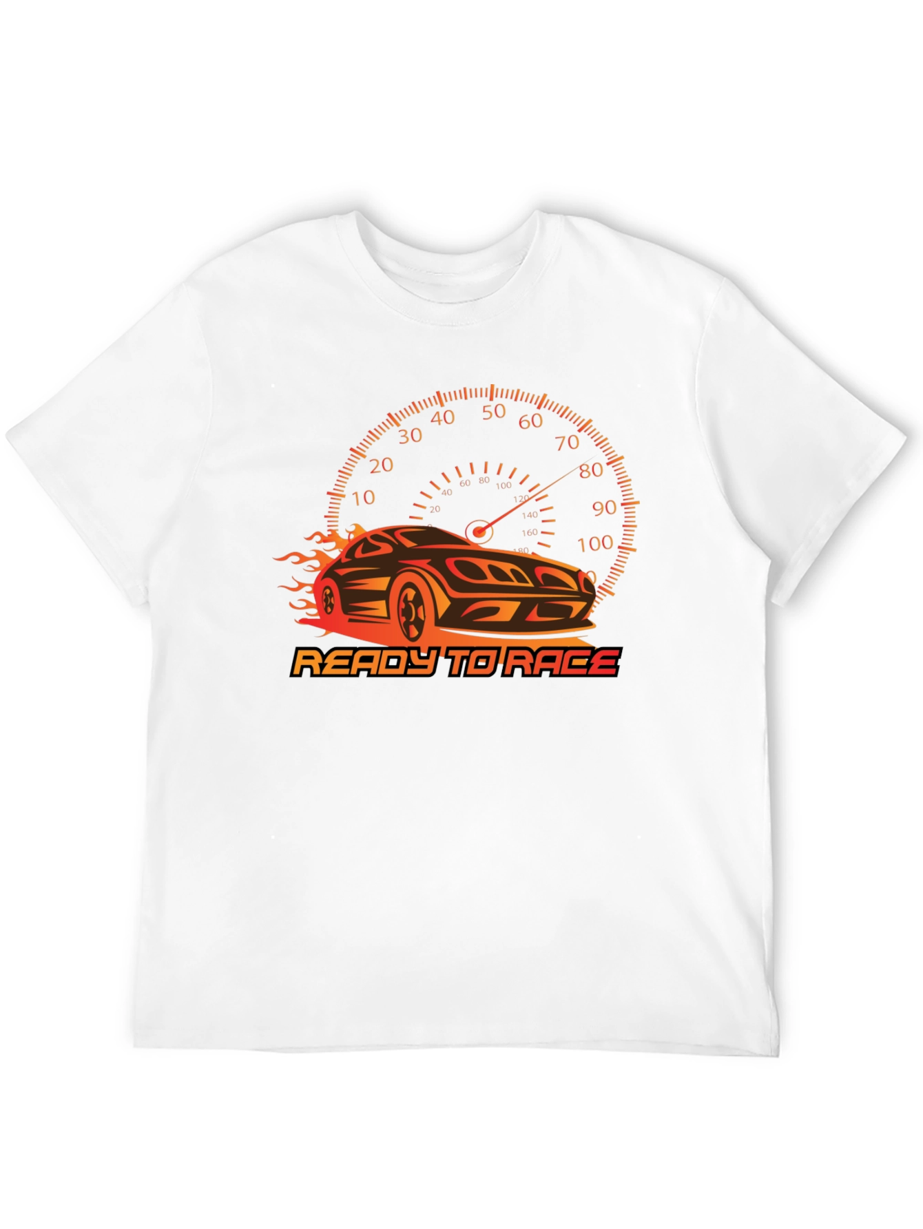 Ready to Race Car Graphic T-Shirt