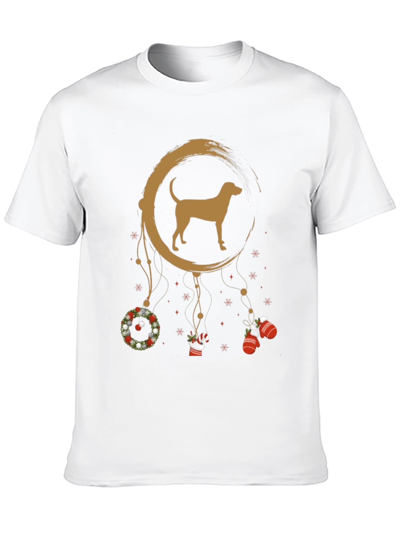 Dog Dreamcatcher Christmas Graphic Tee