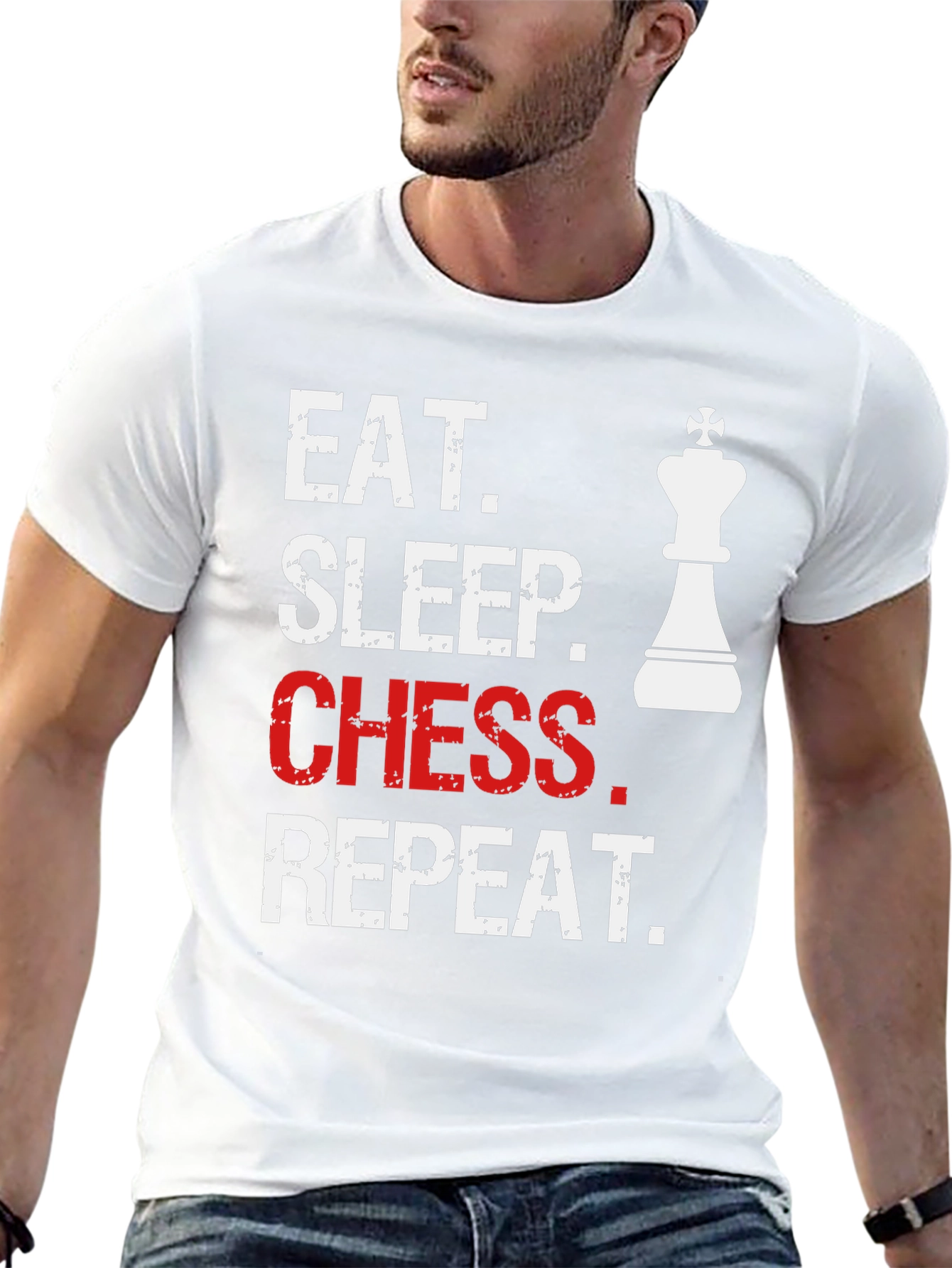 Eat Sleep Chess Repeat T-Shirt for Chess Lovers
