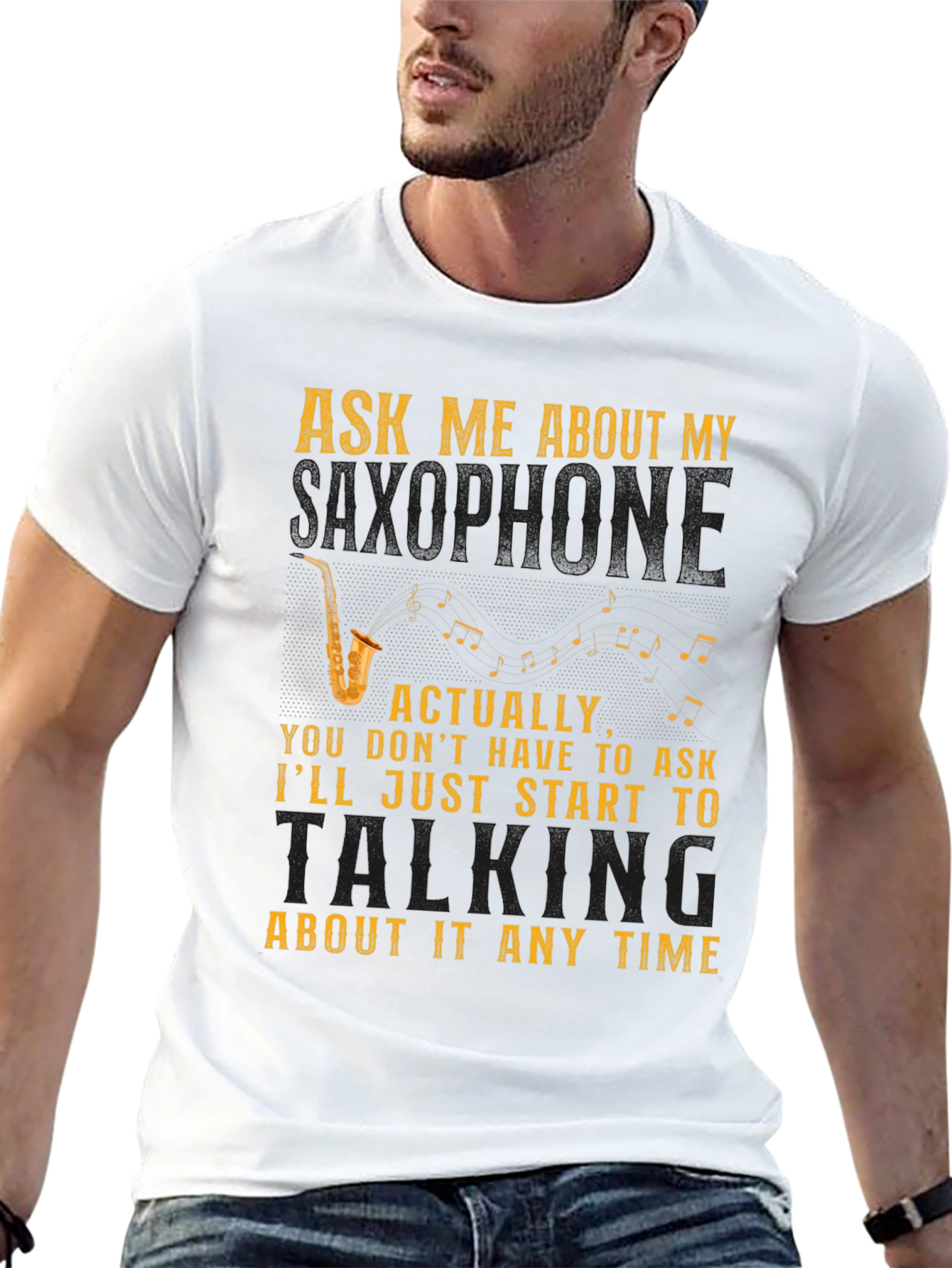 Ask Me About My Saxophone T-Shirt