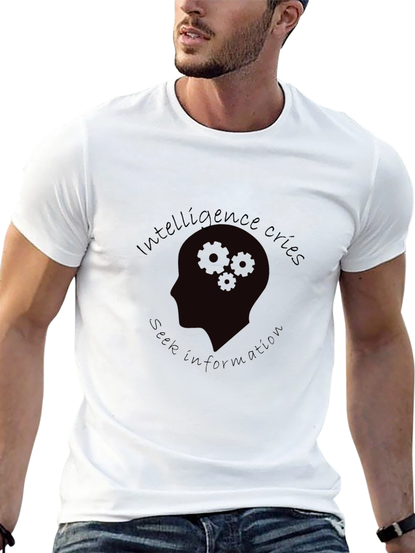 Intelligence Cries Seek Information T-Shirt