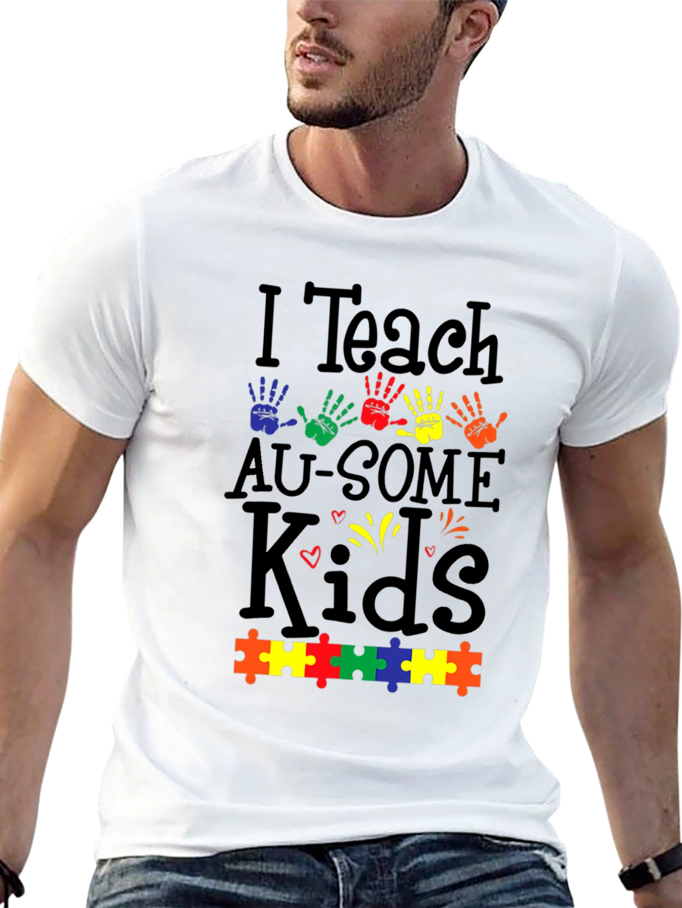 I Teach Au-Some Kids Autism Awareness T-Shirt
