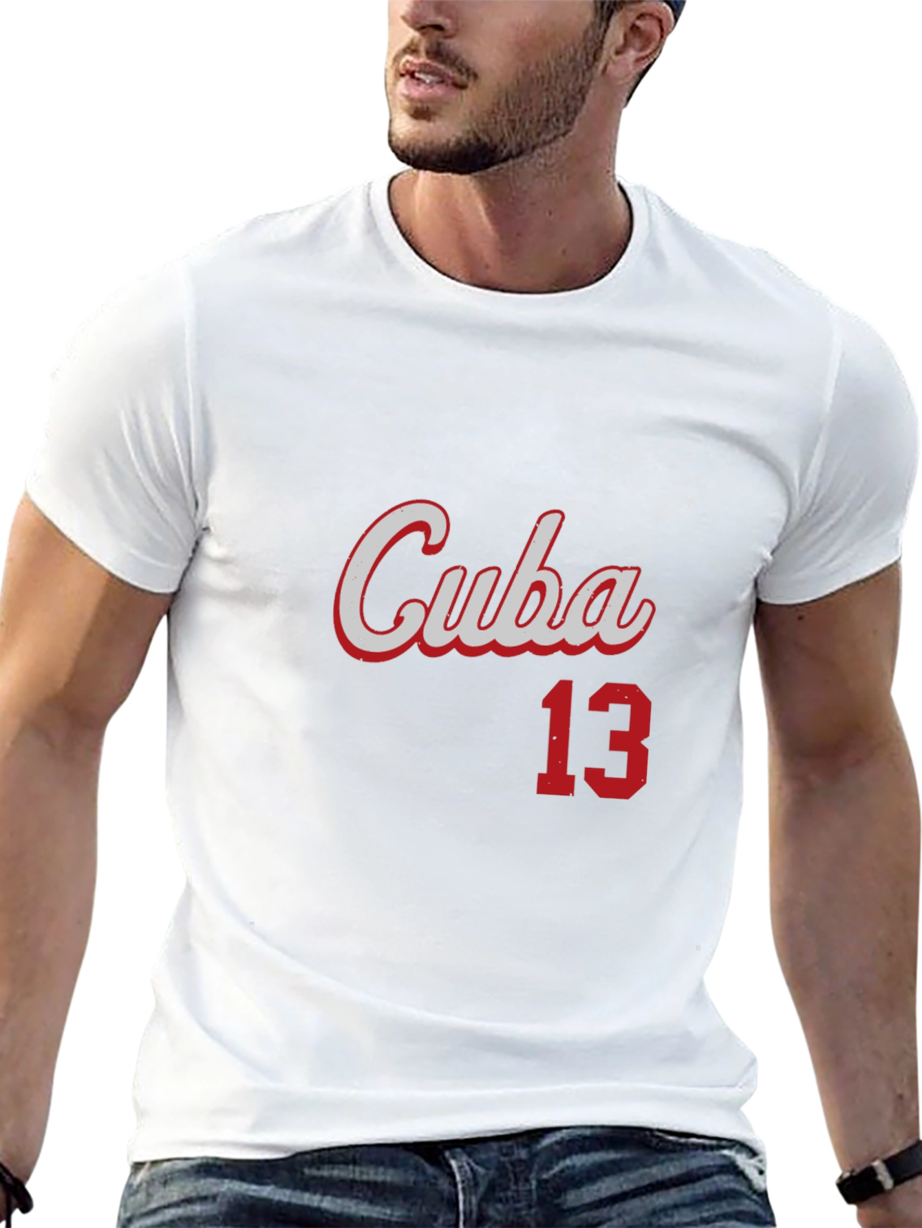 Cuba 13 Graphic T-Shirt - Mens Black Tee