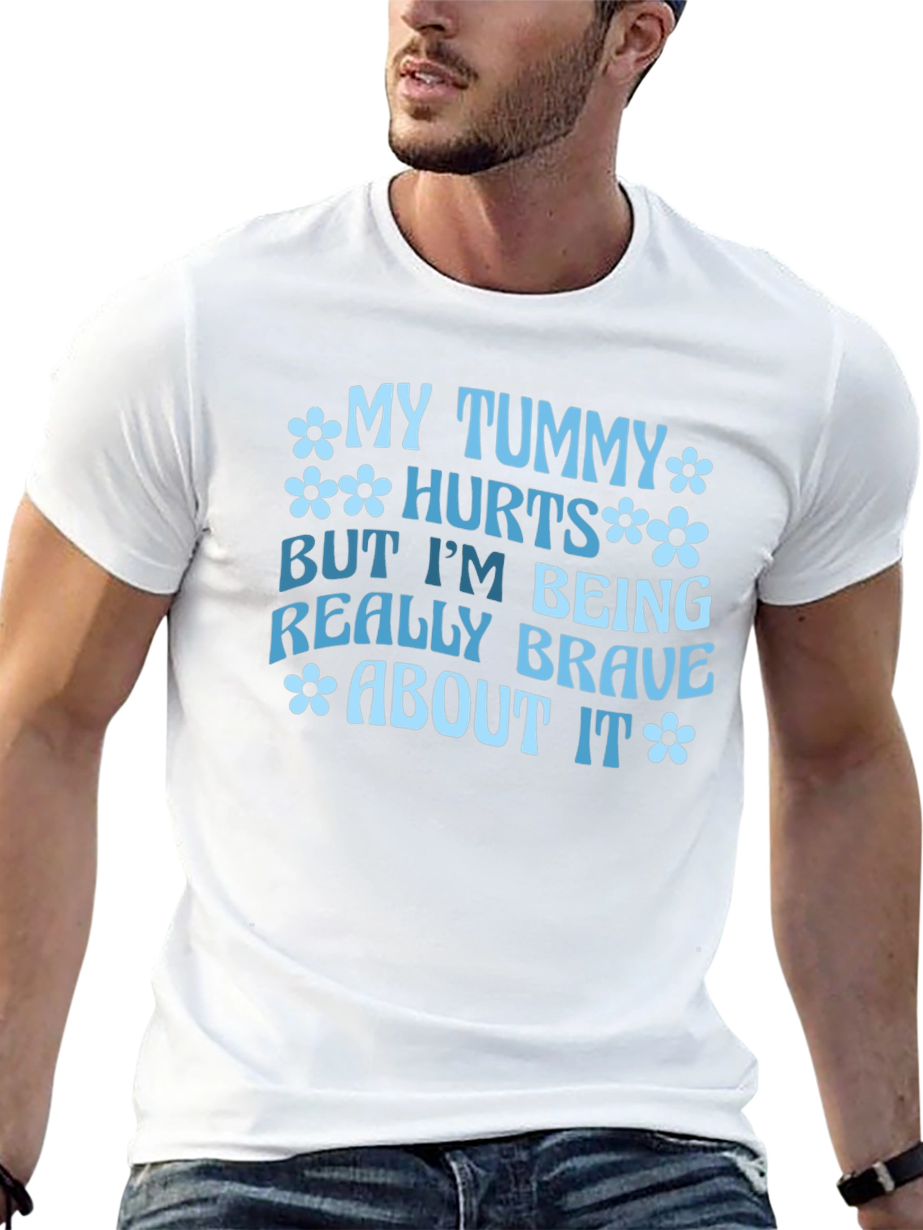 My Tummy Hurts Funny Graphic Tee