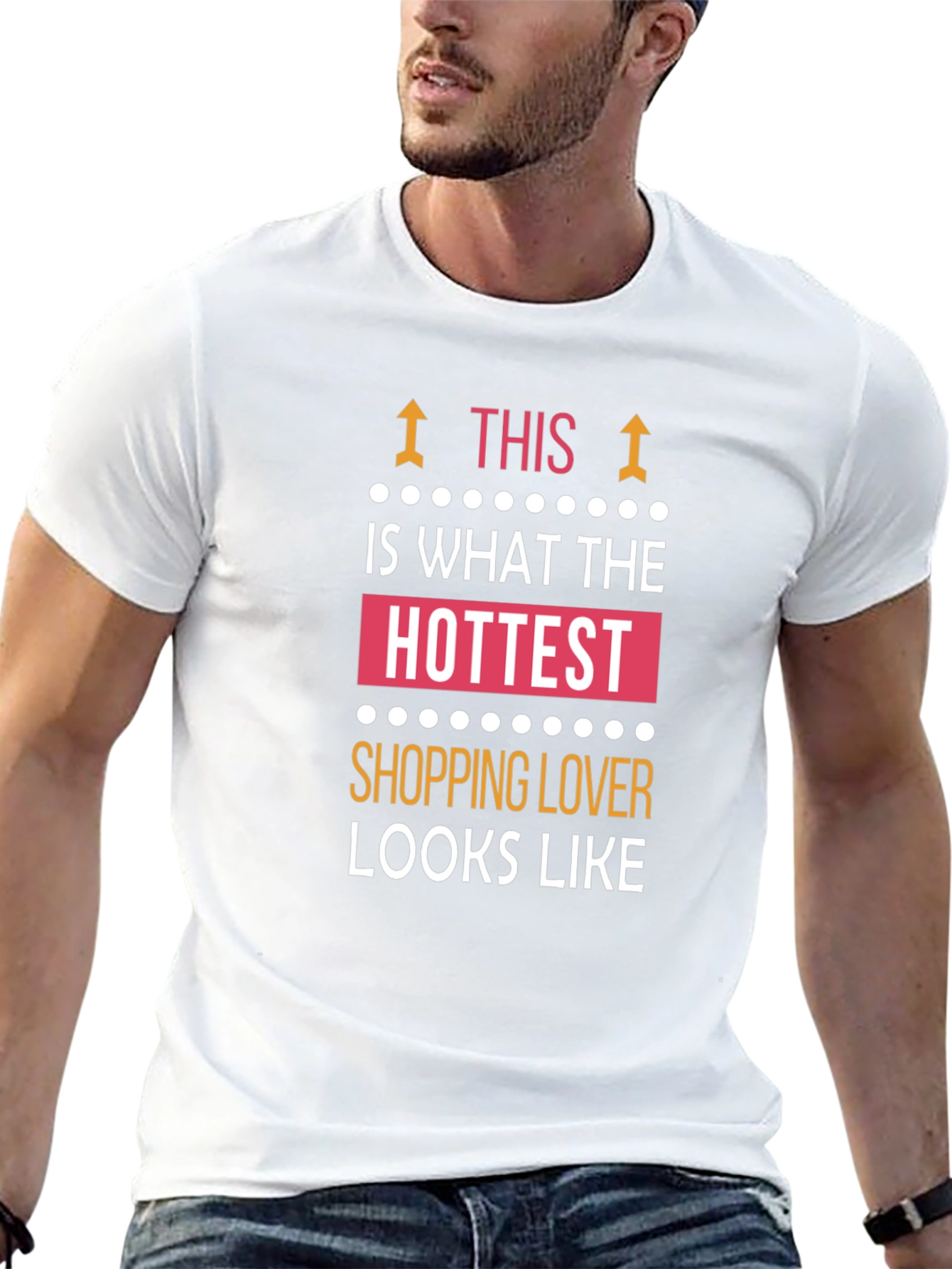 Hottest Shopping Lover T-Shirt - Black