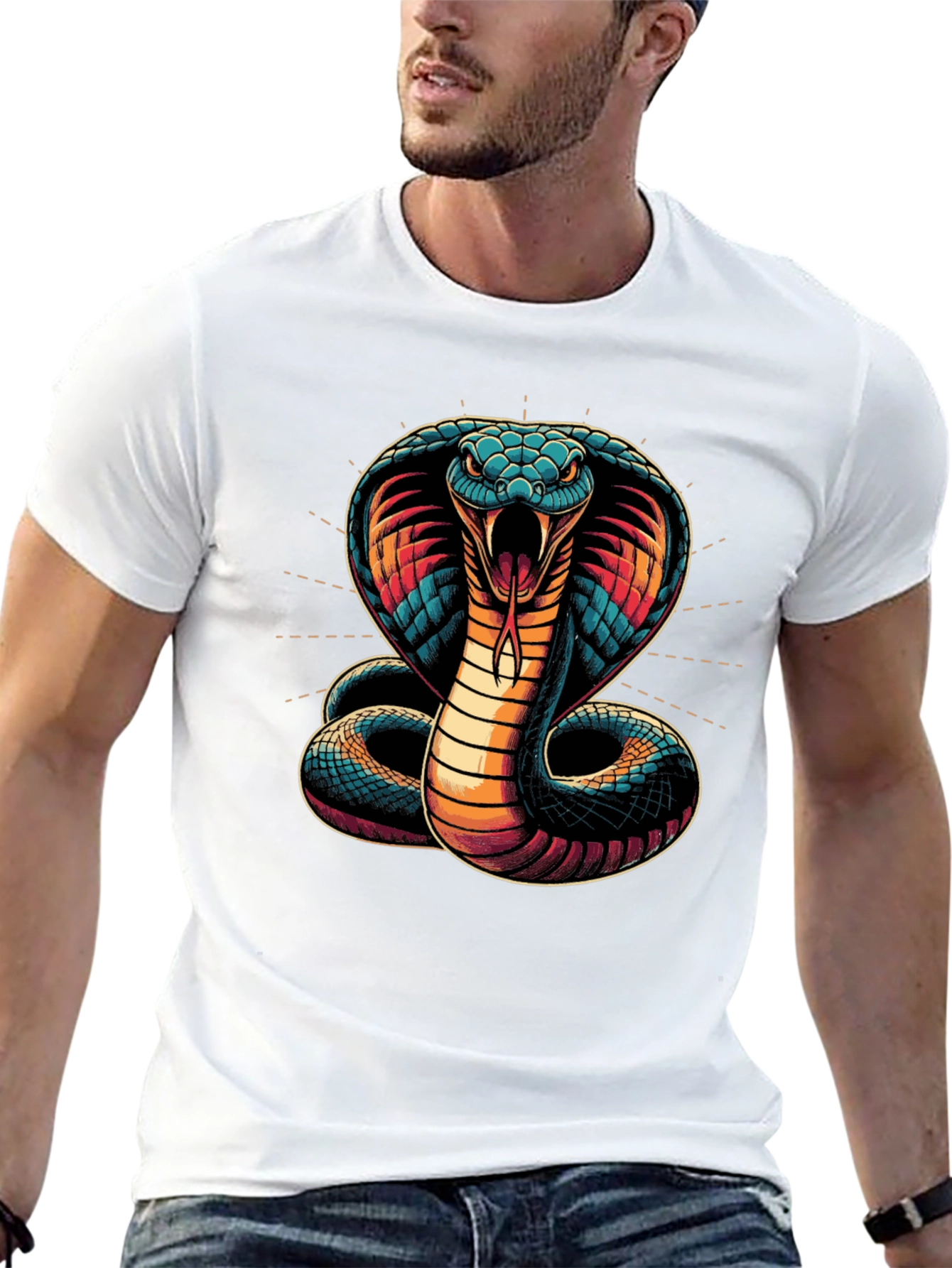 Cobra Graphic Tee - Mens Black T-Shirt