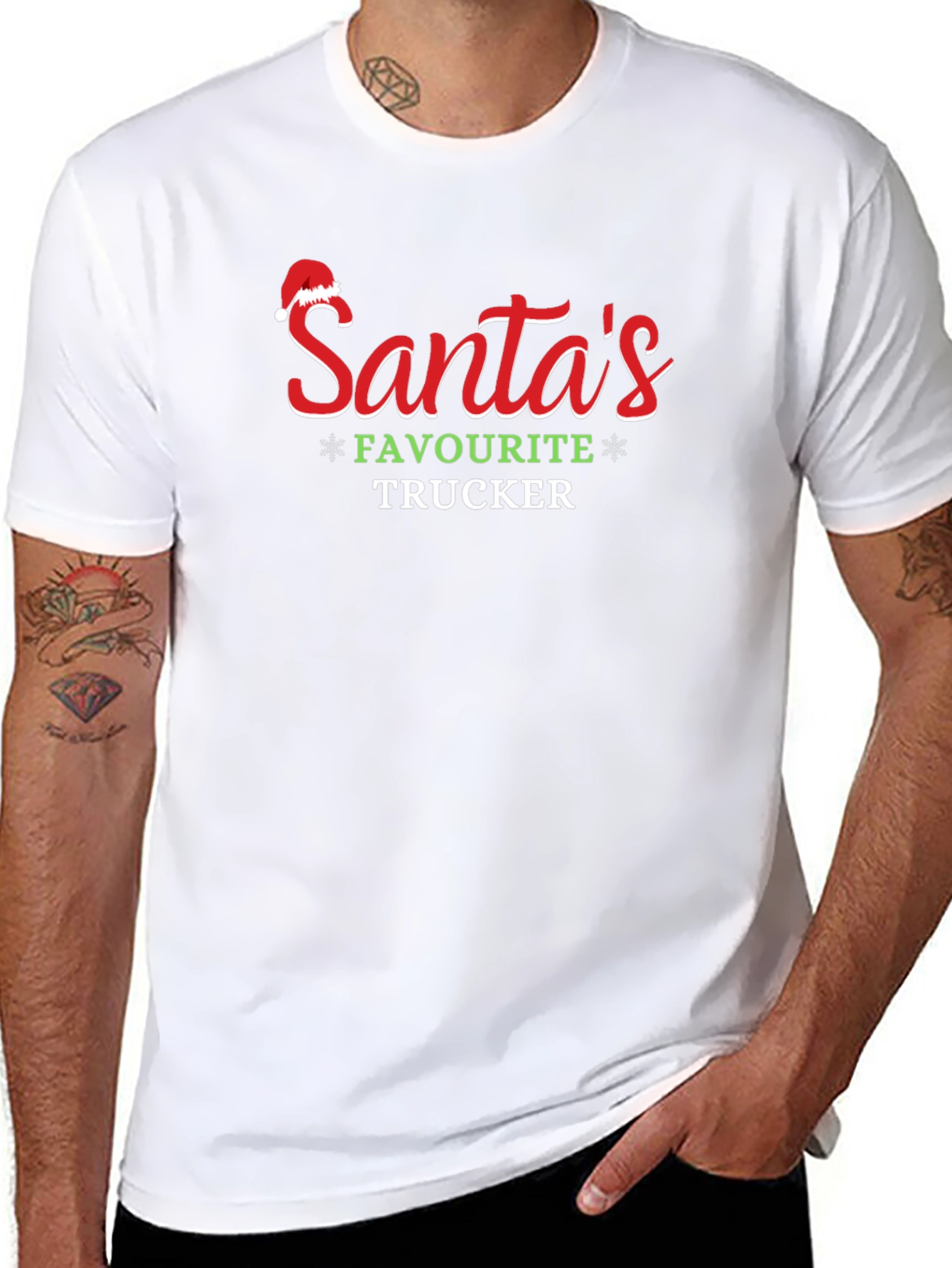 Santas Favourite Trucker T-Shirt