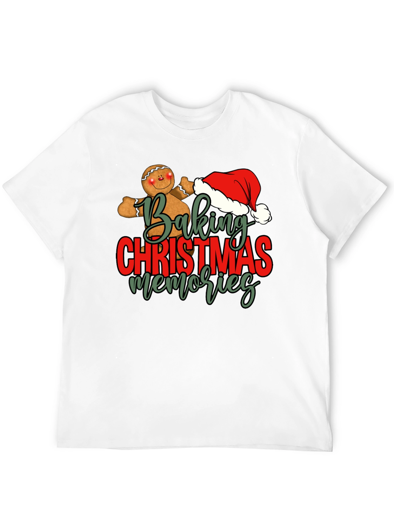 Baking Christmas Memories T-Shirt Festive Tee