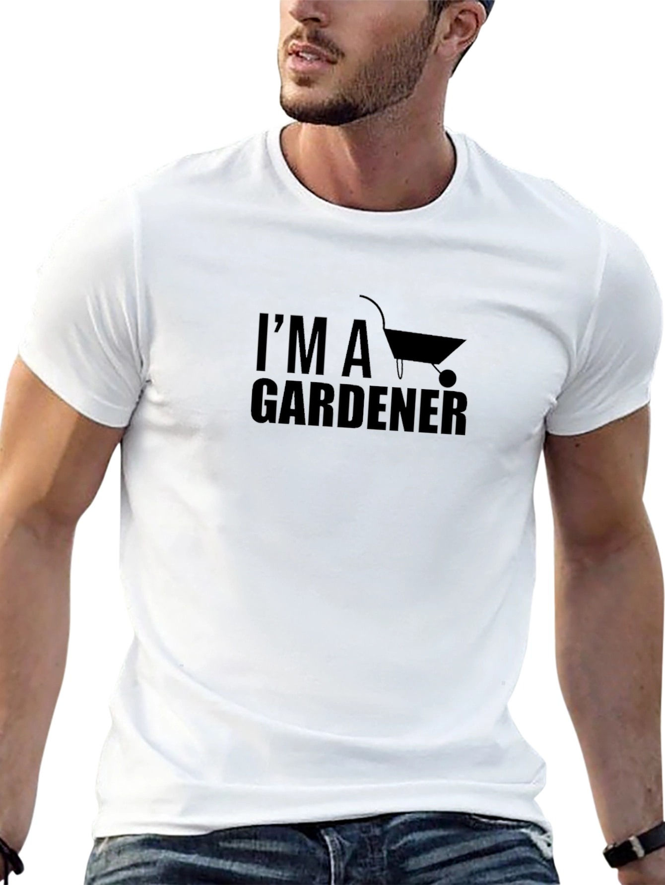 Im A Gardener Graphic Tee - Black Cotton T-Shirt