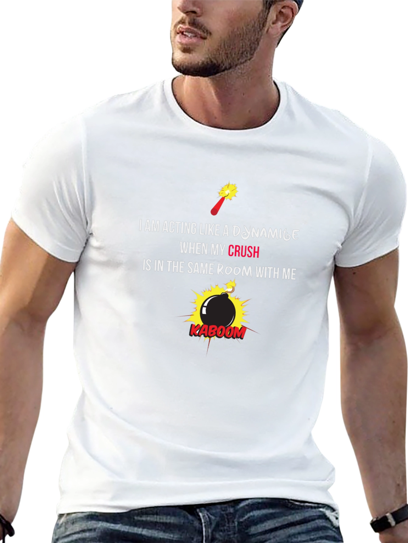 Dynamite Crush Black Graphic Tee