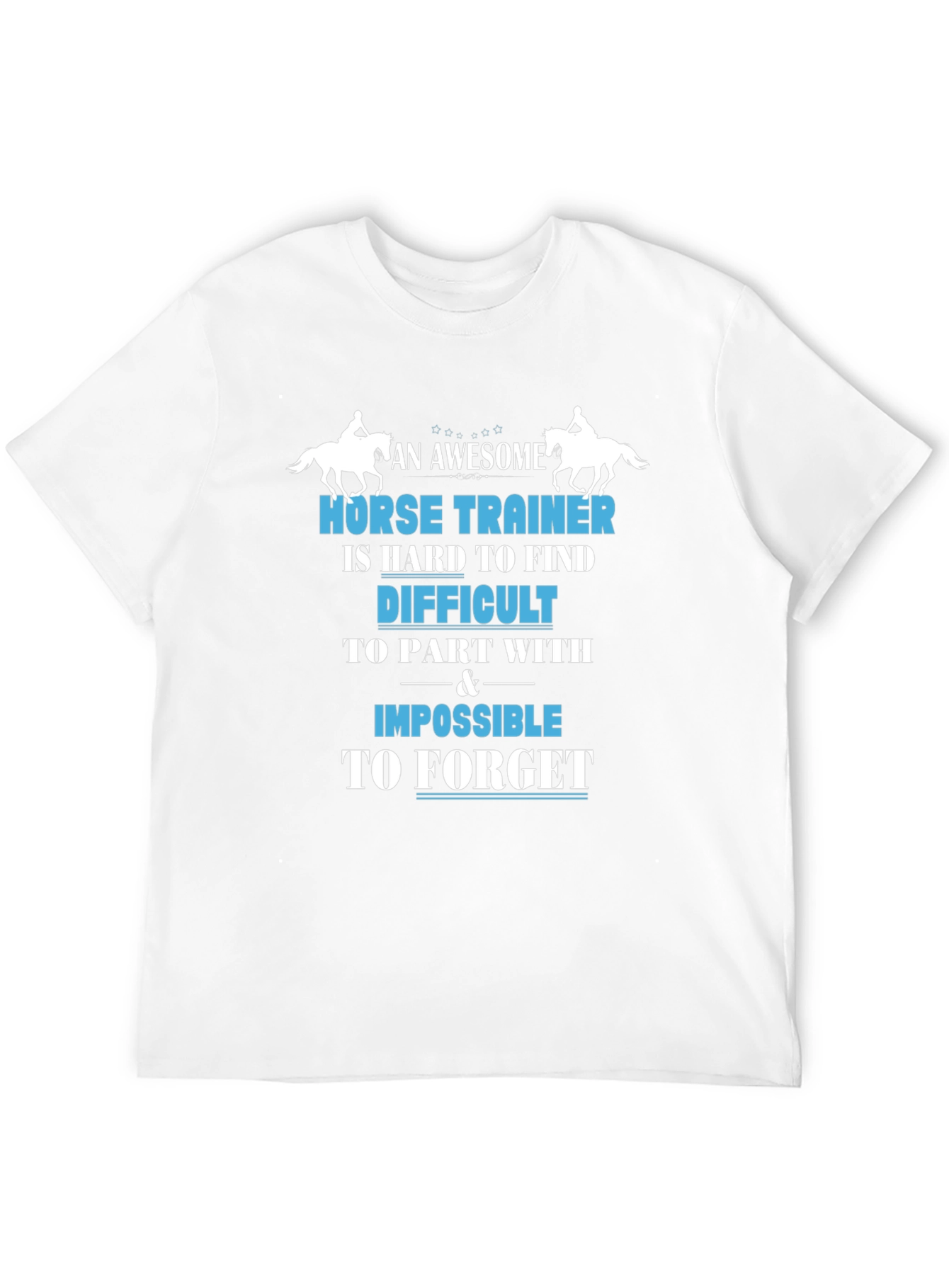 Awesome Horse Trainer Graphic T-Shirt