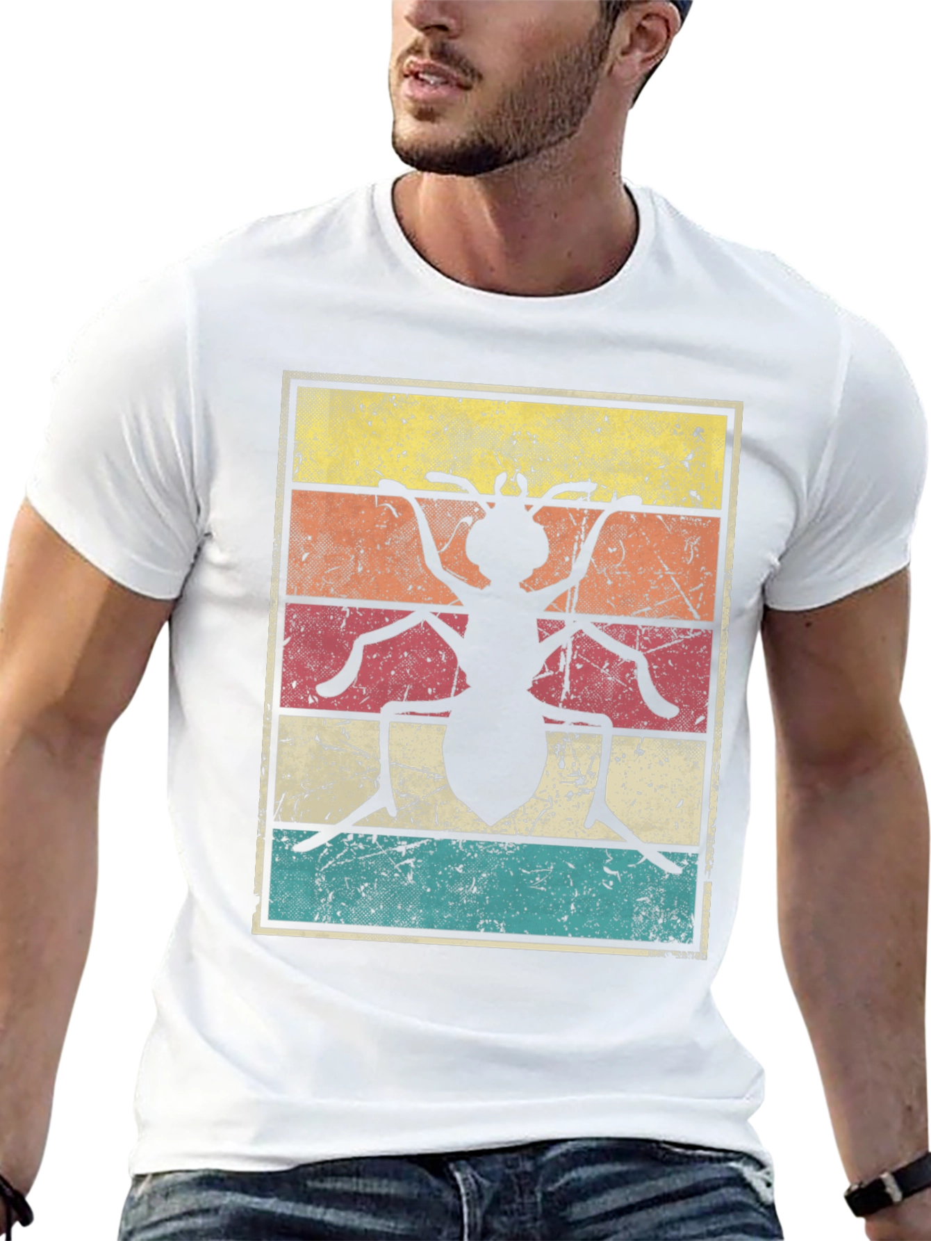 Retro Ant Graphic T-Shirt