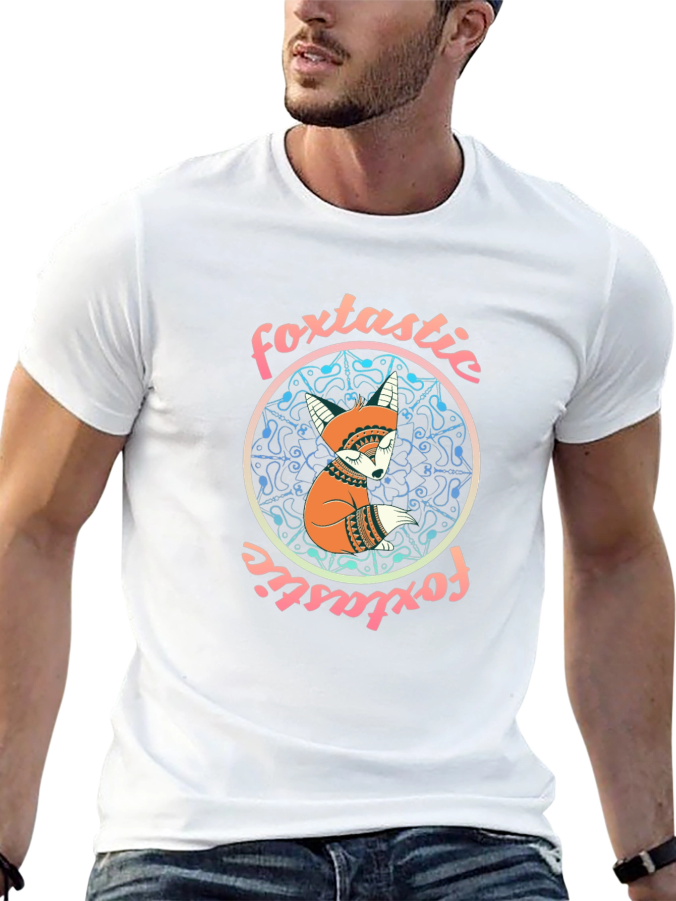 Foxtastic Graphic Print T-Shirt