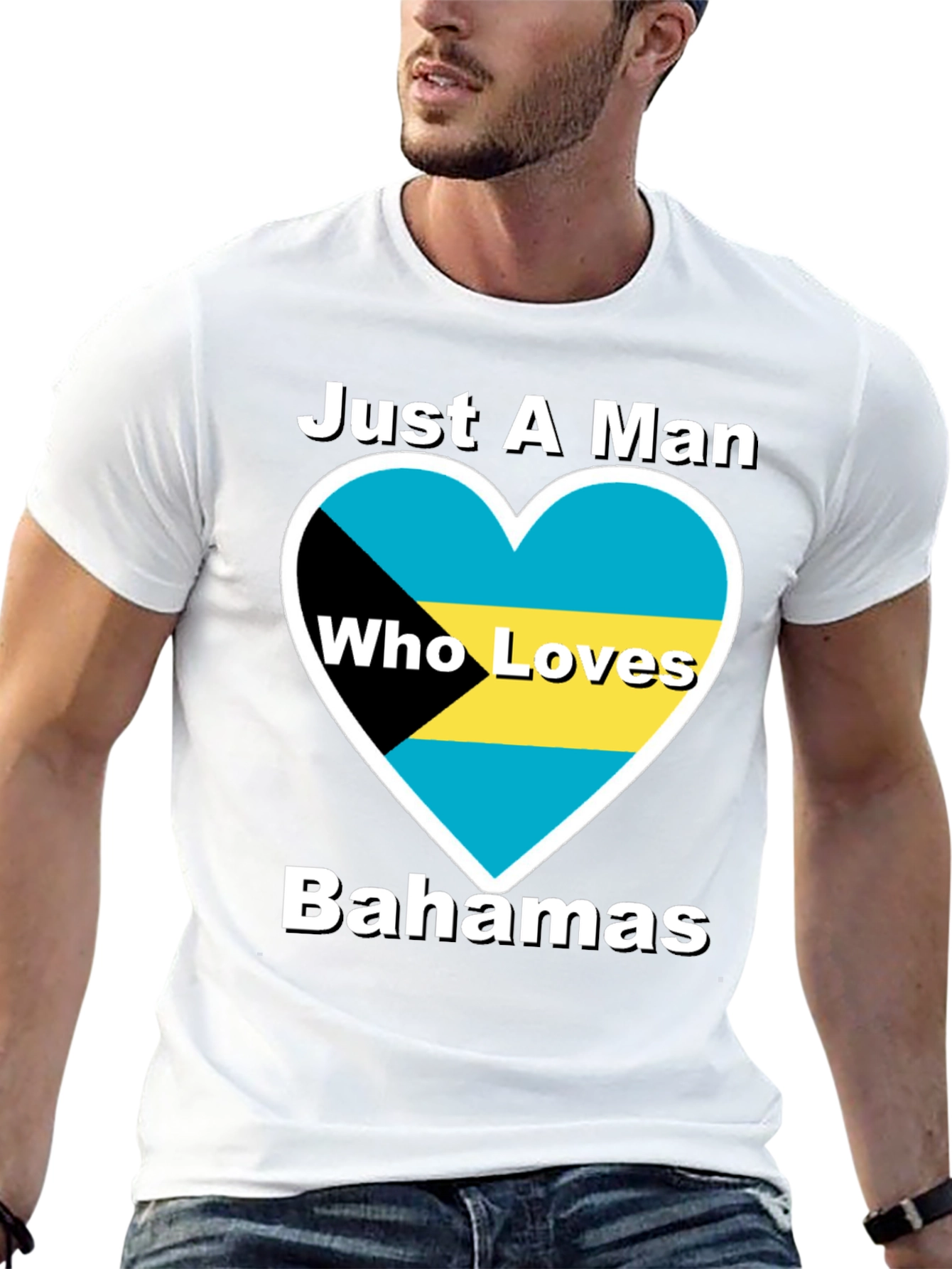 Bahamas Lover T-Shirt - Mens Black Tee