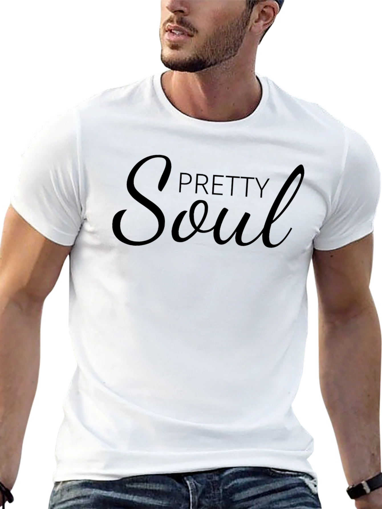 Pretty Soul Black Graphic T-Shirt