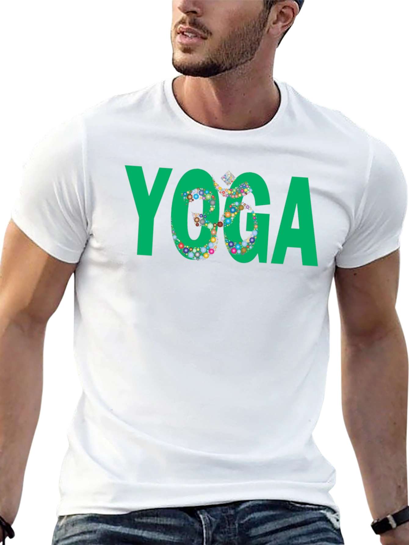 Yoga Graphic Black T-Shirt