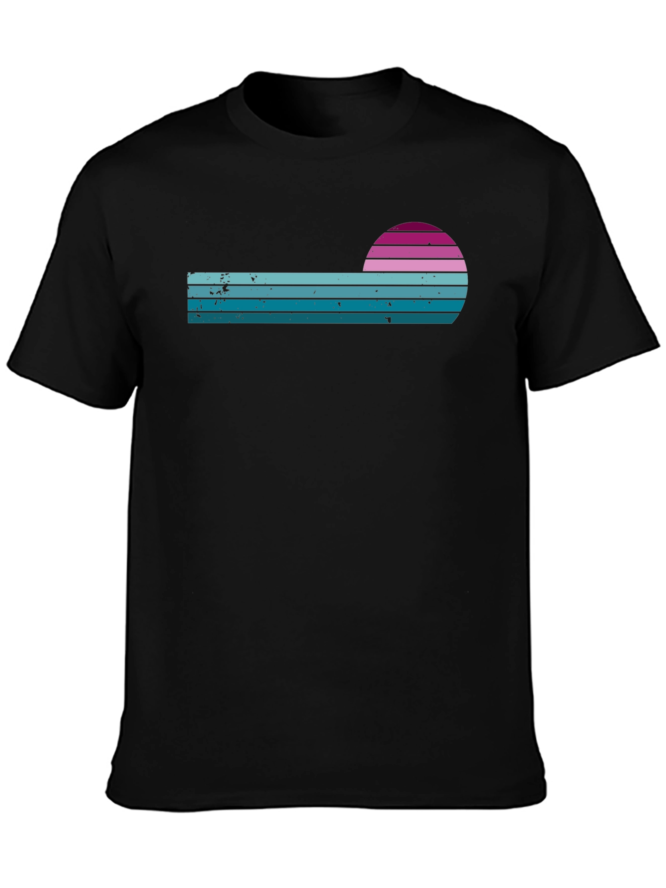 Retro Sunset Graphic Tee - Stylish Comfort
