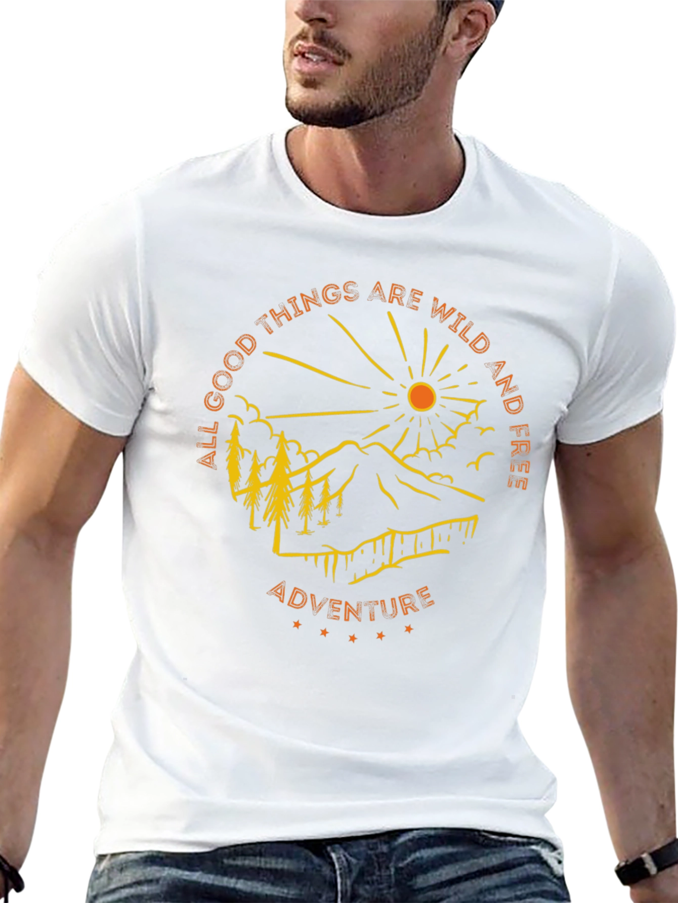 Wild and Free Adventure Graphic Tee