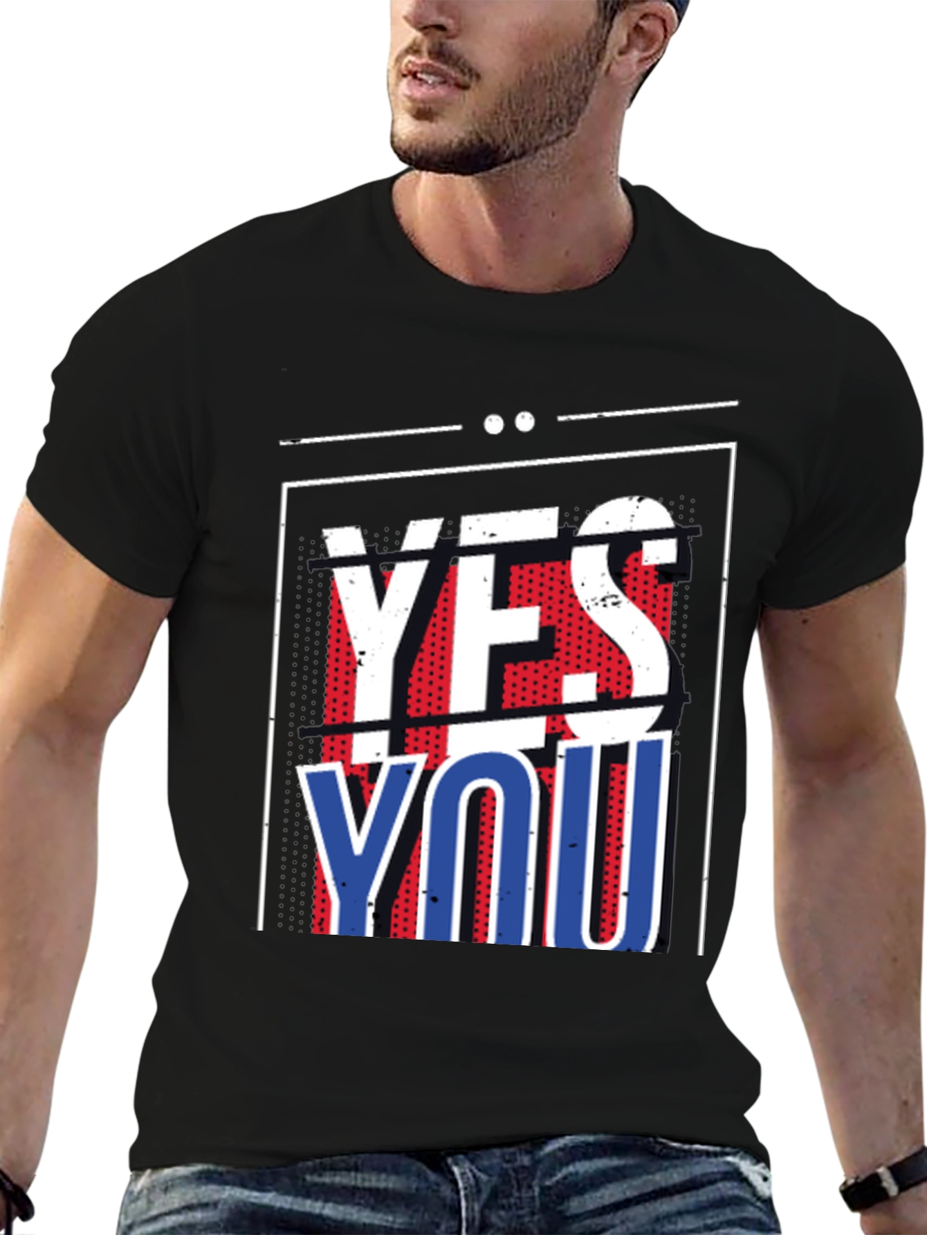 Yes You Graphic T-Shirt - Patriotic Design