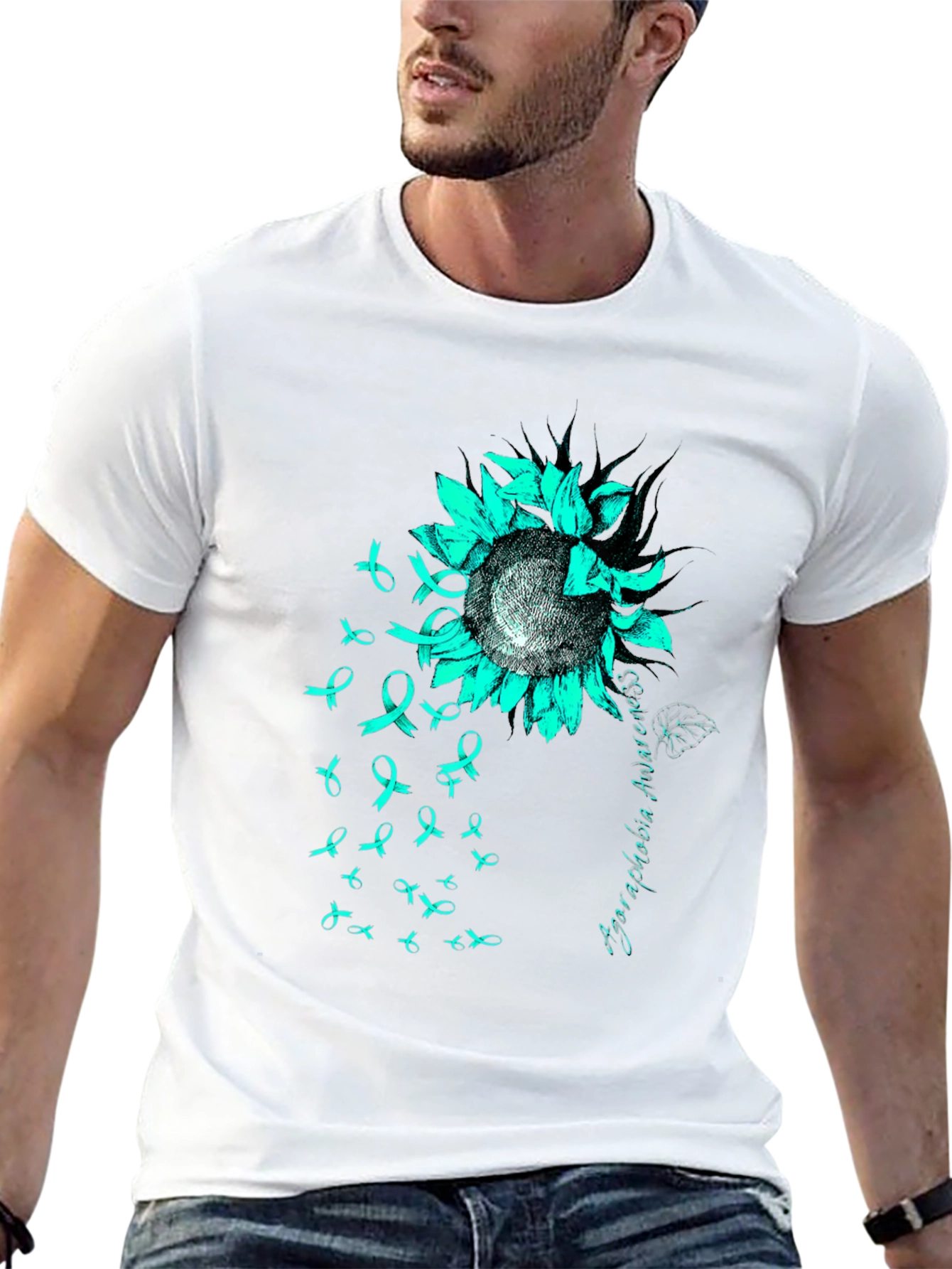 Agoraphobia Awareness Sunflower T-Shirt